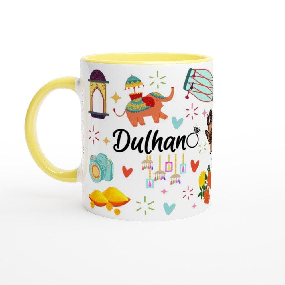 Dulhan Mug, Desi Bride Lehenga Gift, Indian Bridal Shower, Desi Wedding Mug, Bride Squad Gift, South Asian Wedding, Sangeet Mehndi Party - image 4