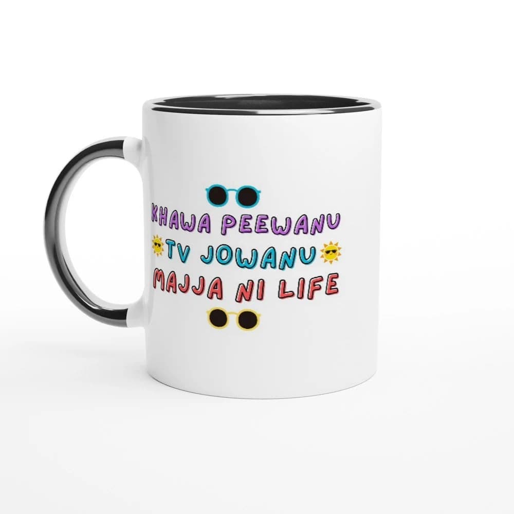 Gujarati Mug, Brown Girl, South Asian Art, Indian Christmas, Desi Birthday, Gujju Friend, Secret Santa, Unique Idea, Chai Cup, RARE FIND - image 5