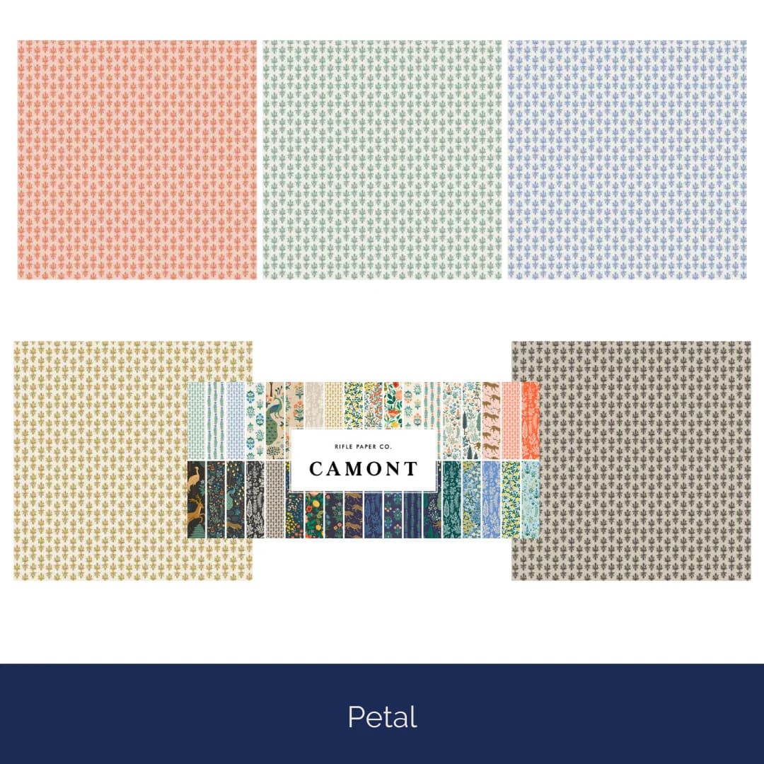 Camont Collection by Rifle Paper Co. | Petal | 1/2 yard increments
