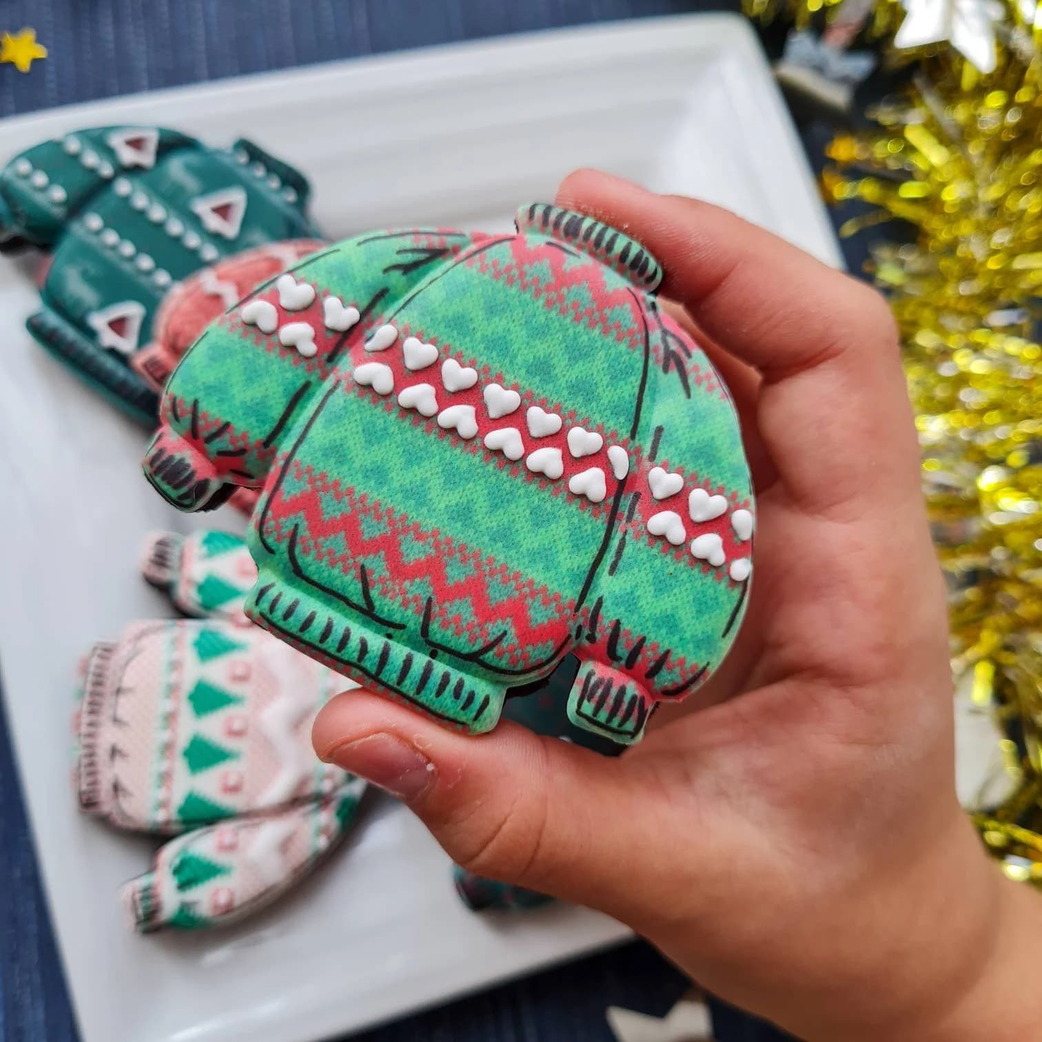 Ugly Jumpers Biscuits Gift Box, Christmas Luxury Cookies, Foodie Friend Festive Treat, Edible Novelty  Xmas Present, Conversational Present - image 5