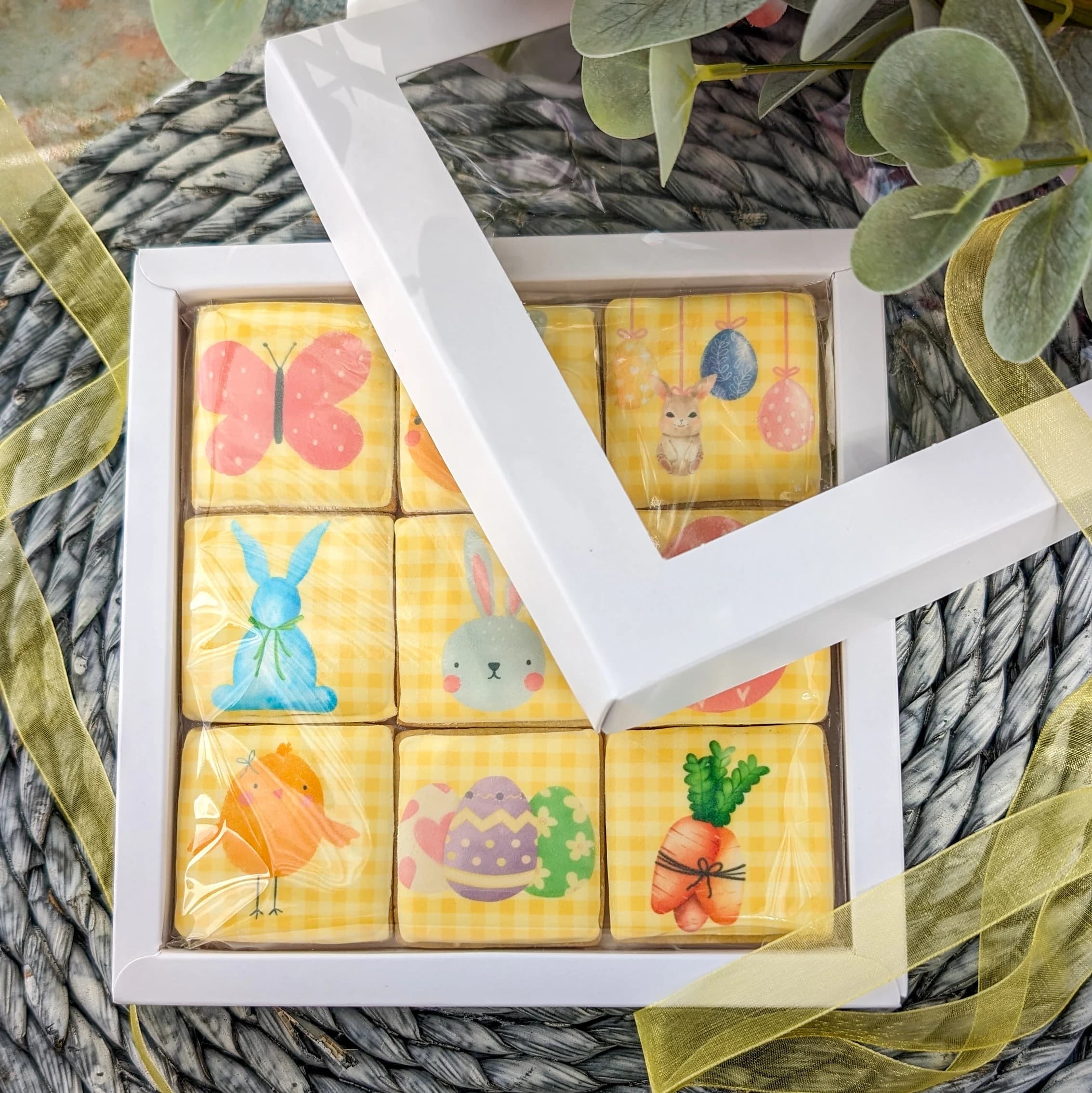 Easter Biscuits Gift Box, Luxury Biscuits Gift for Friend, Bespoke Cookies Gift for Mum - image 5