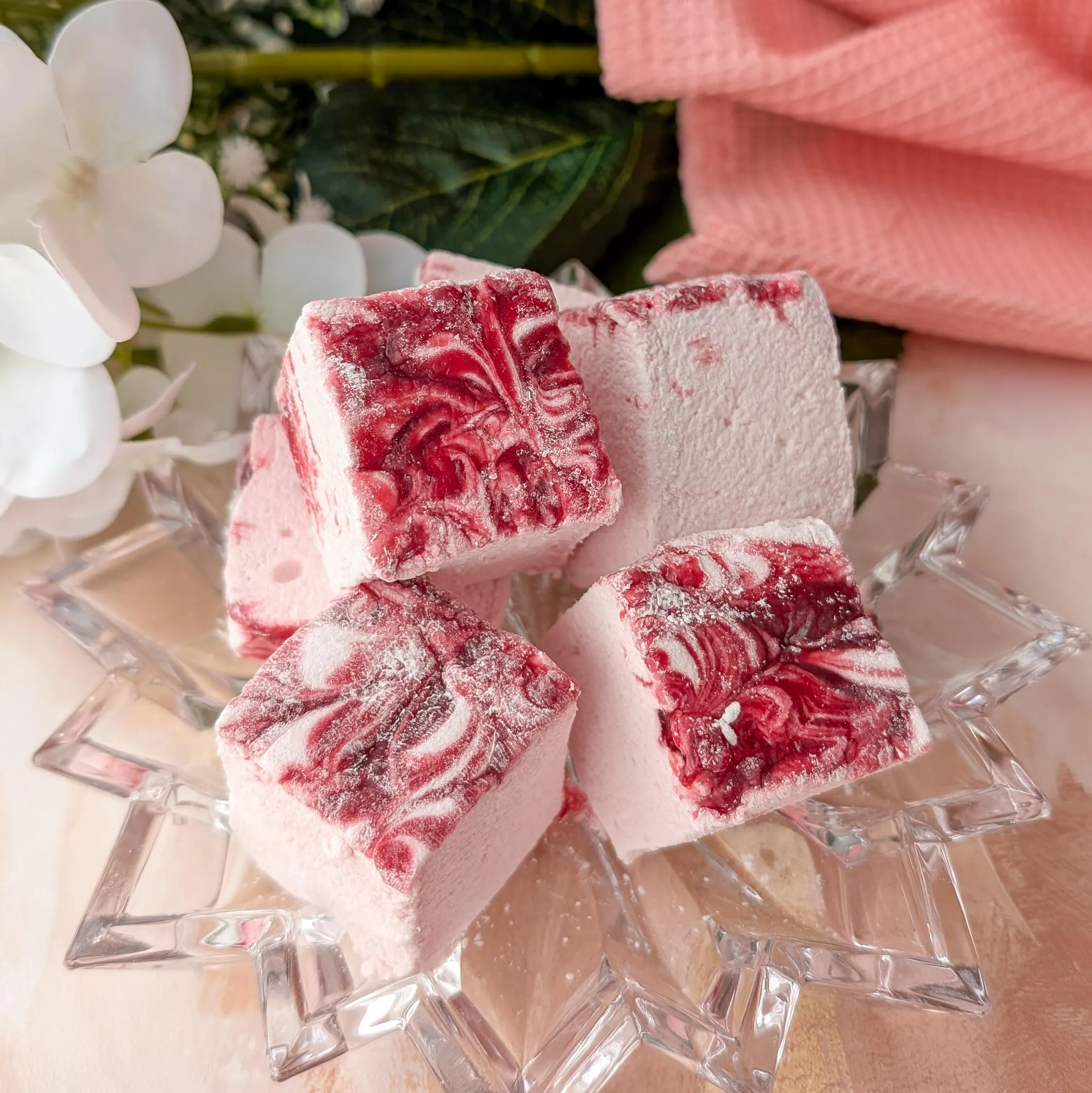 Strawberry Vanilla Halal Marshmallows: Gourmet Luxury Treat - image 4