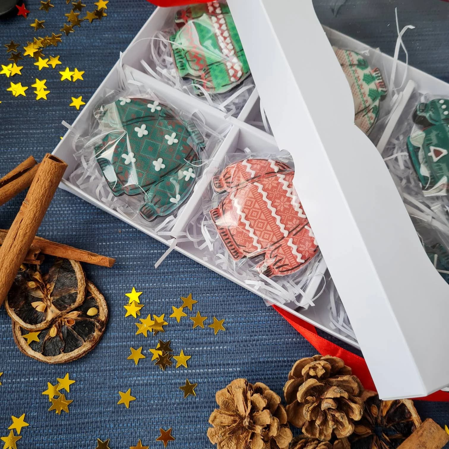 Ugly Jumpers Biscuits Gift Box, Christmas Luxury Cookies, Foodie Friend Festive Treat, Edible Novelty  Xmas Present, Conversational Present - image 2