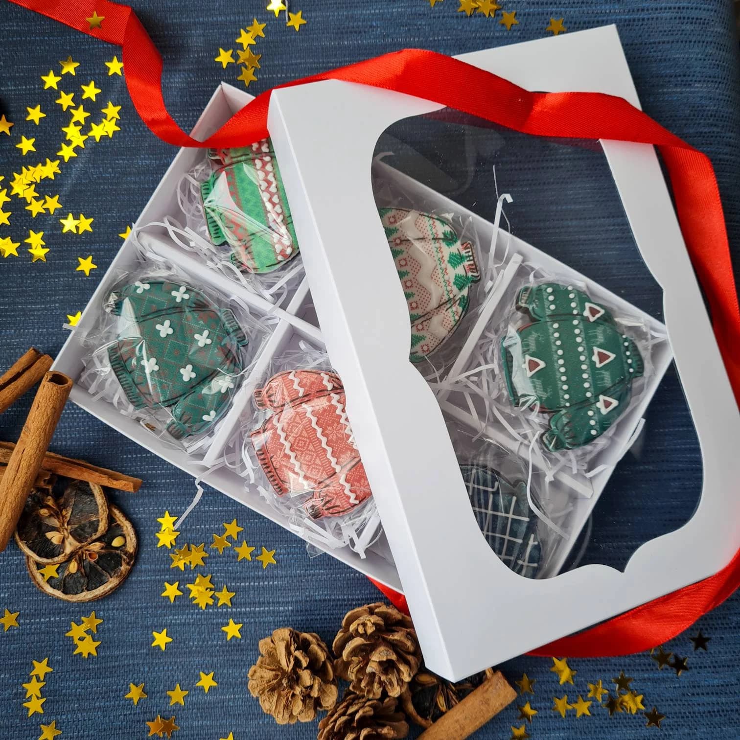 Ugly Jumpers Biscuits Gift Box, Christmas Luxury Cookies, Foodie Friend Festive Treat, Edible Novelty  Xmas Present, Conversational Present - image 4