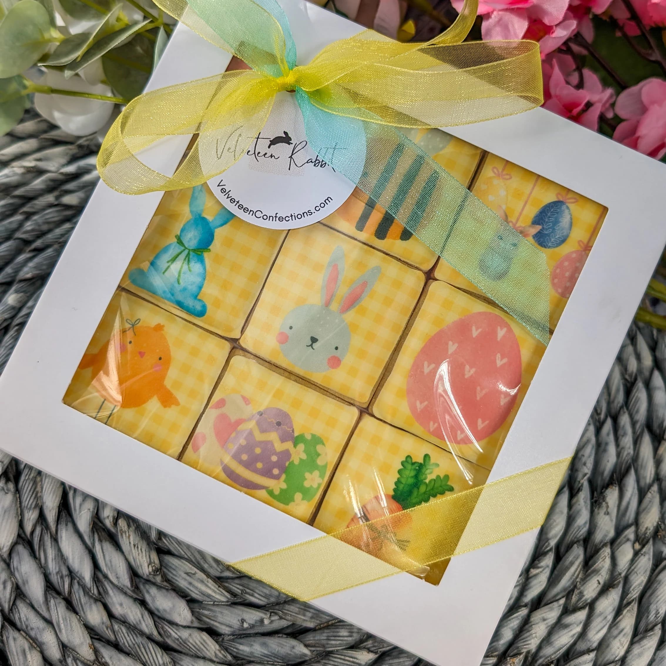 Easter Biscuits Gift Box, Luxury Biscuits Gift for Friend, Bespoke Cookies Gift for Mum - image 4