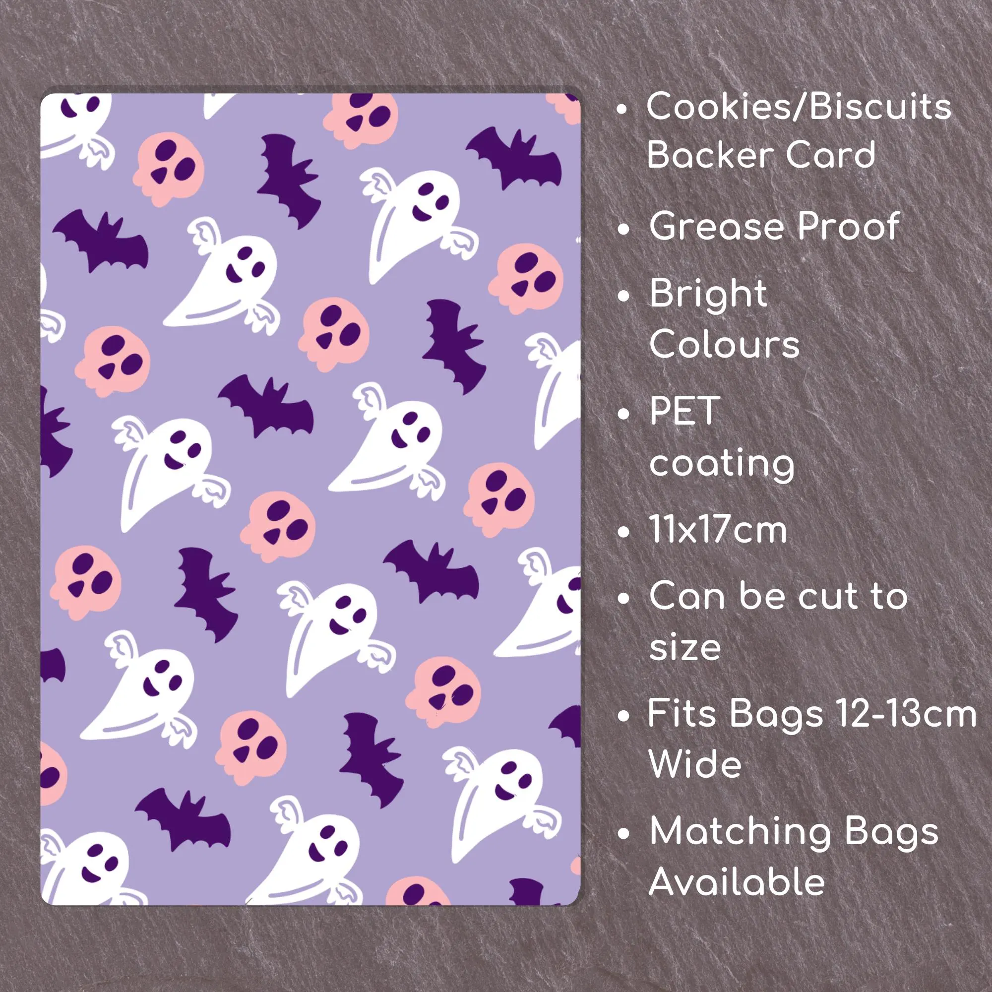 Halloween Cookie Card: Greaseproof Biscuit Backing (110x170mm) - image 5