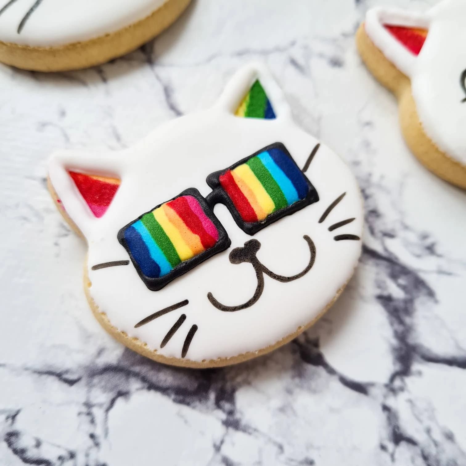 Pride Cat Biscuit Gift Box: Hand-Iced Kawaii Cookies - image 3
