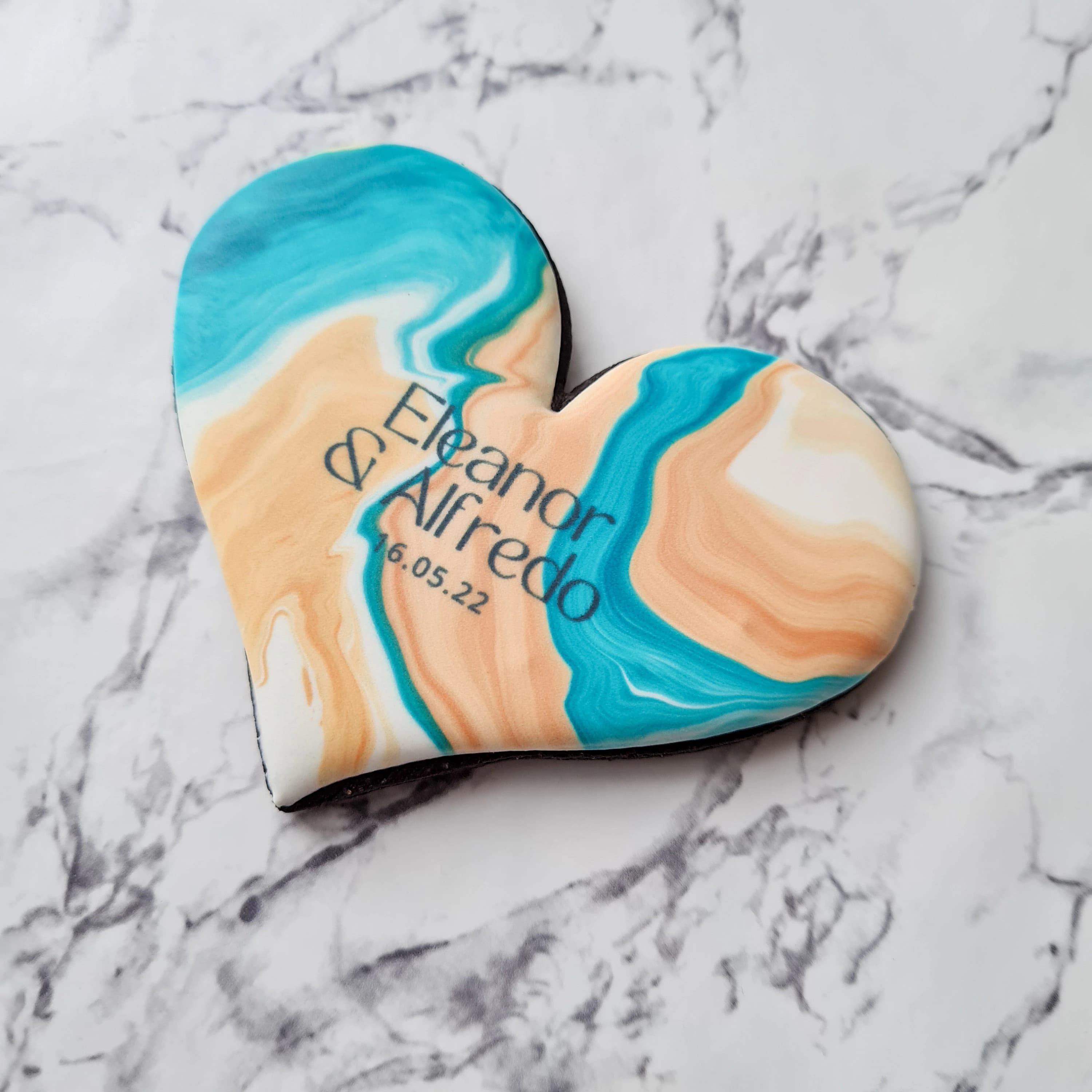 Personalised Wedding Biscuits Favours, Dessert Table, Edible Wedding Decor - image 3