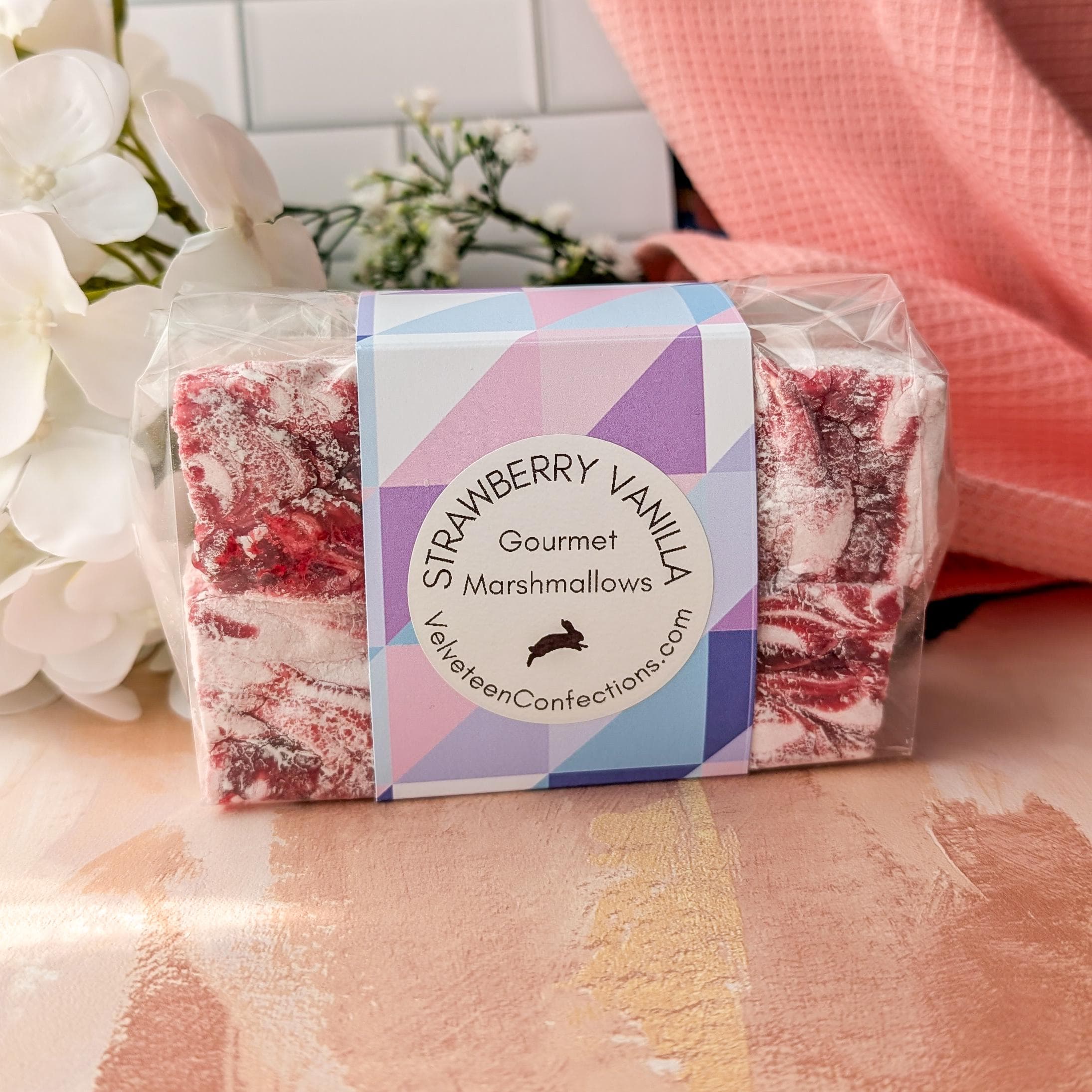 Strawberry Vanilla Halal Marshmallows: Gourmet Luxury Treat - image 3
