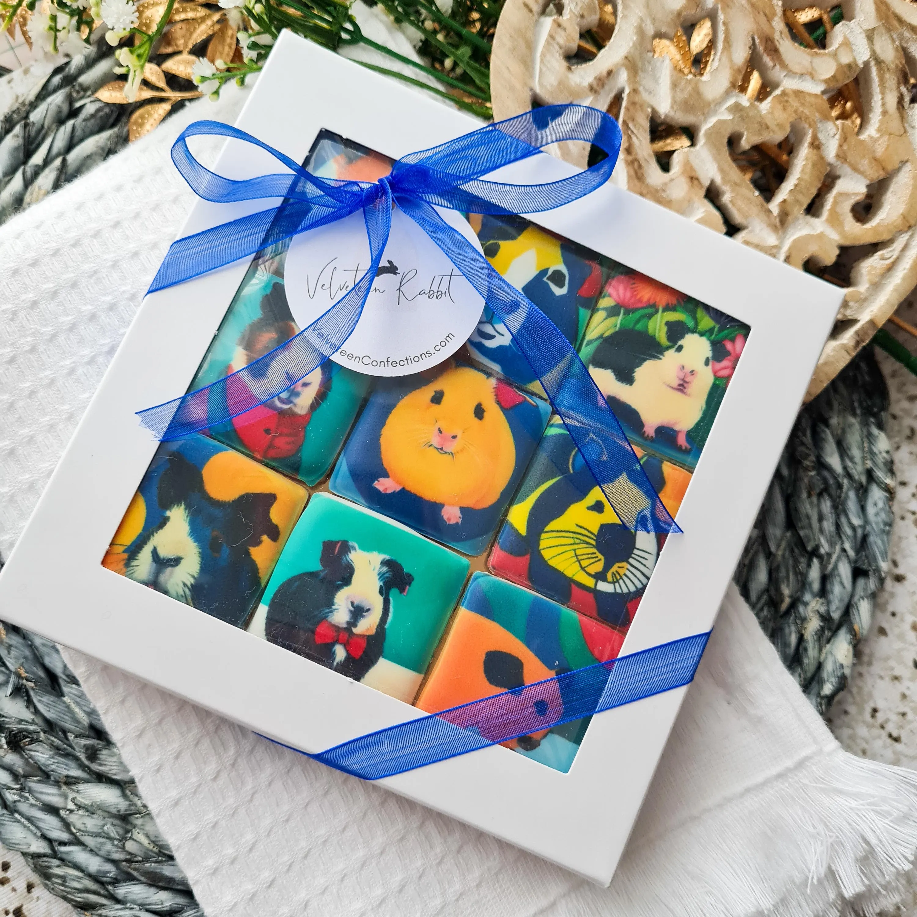 Guinea Pigs Biscuits Gift Box, Small Pet Mum, Unique Cookies, Conversational Foodie Treat, Quirky Specialty Bakes, Vet Thank You - image 3