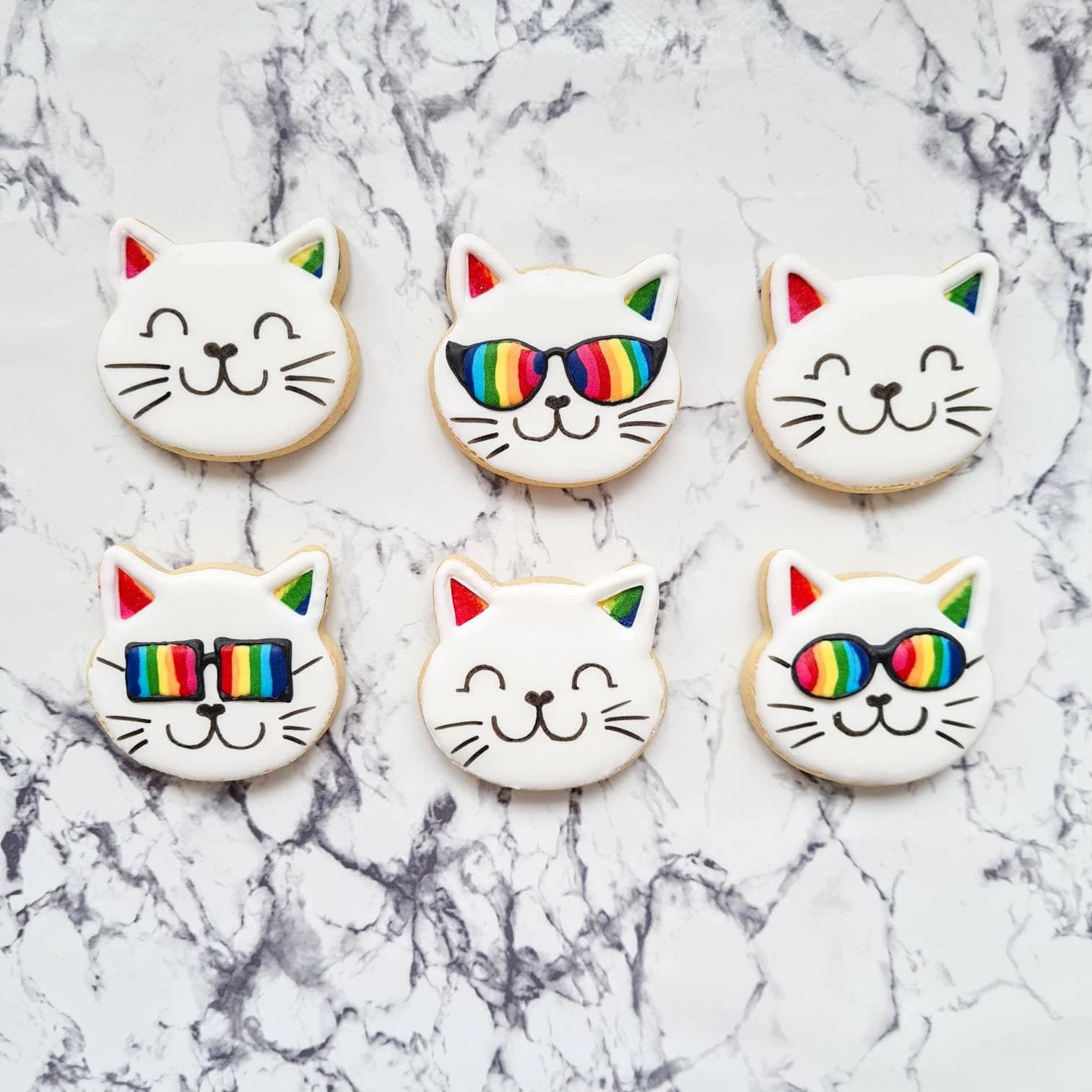 Pride Cat Biscuit Gift Box: Hand-Iced Kawaii Cookies - image 5