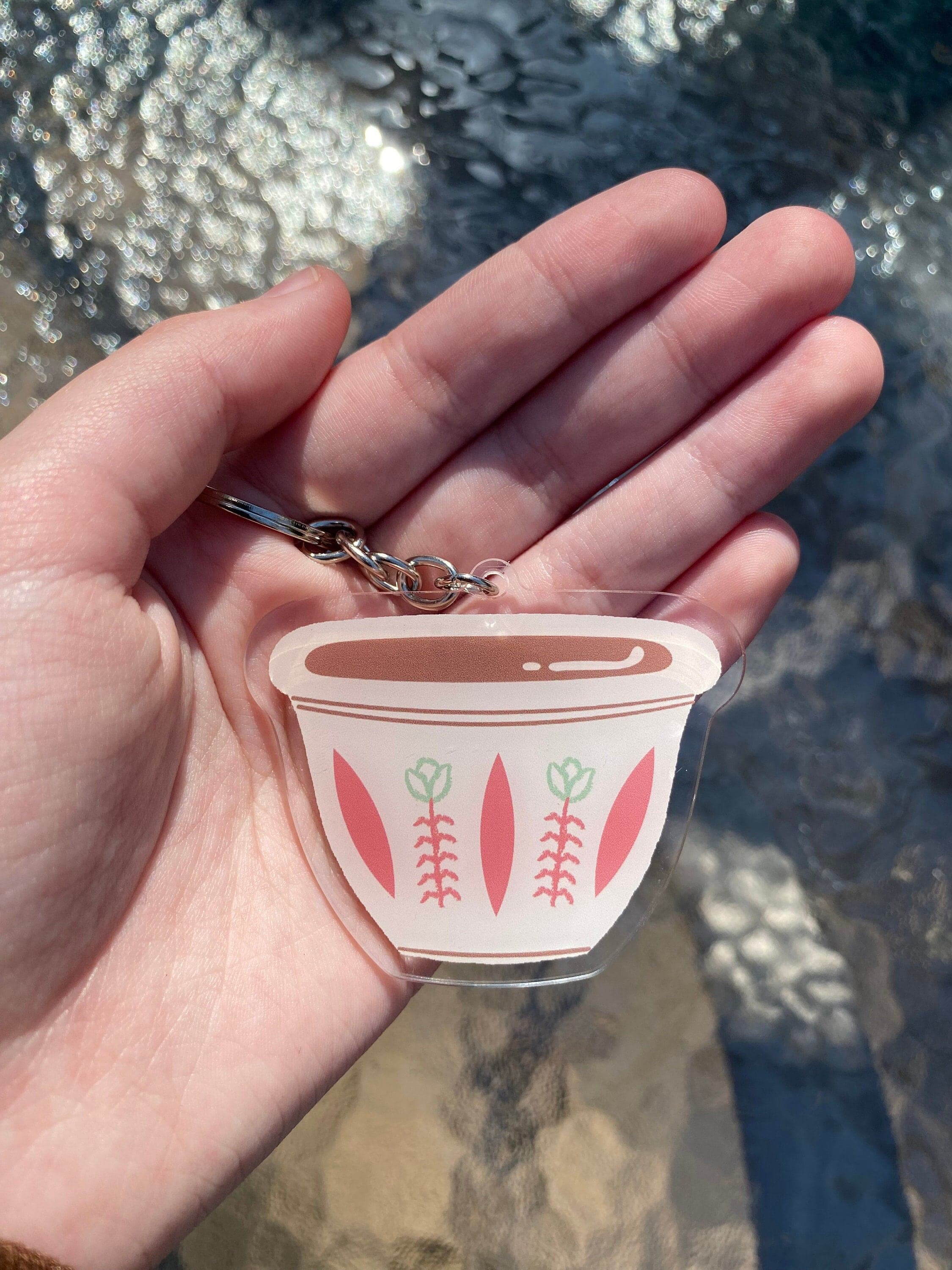 Finjaan Qahwah Arabiyah Keychain, Qahwah Arabiyah Keychain, Qahwah Keychain, Arabic Coffee Keychain
