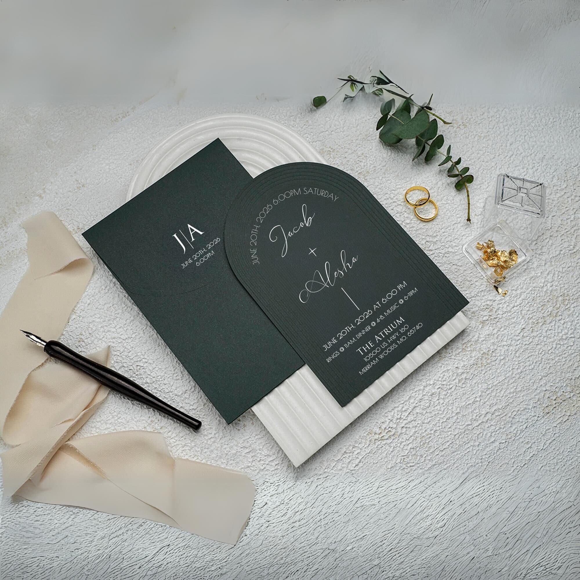 DIY Digital Wedding Invitation Template - Customizable Canva Template - Instant Download Elegant Digital Invitation - Printable Invitation - image 3