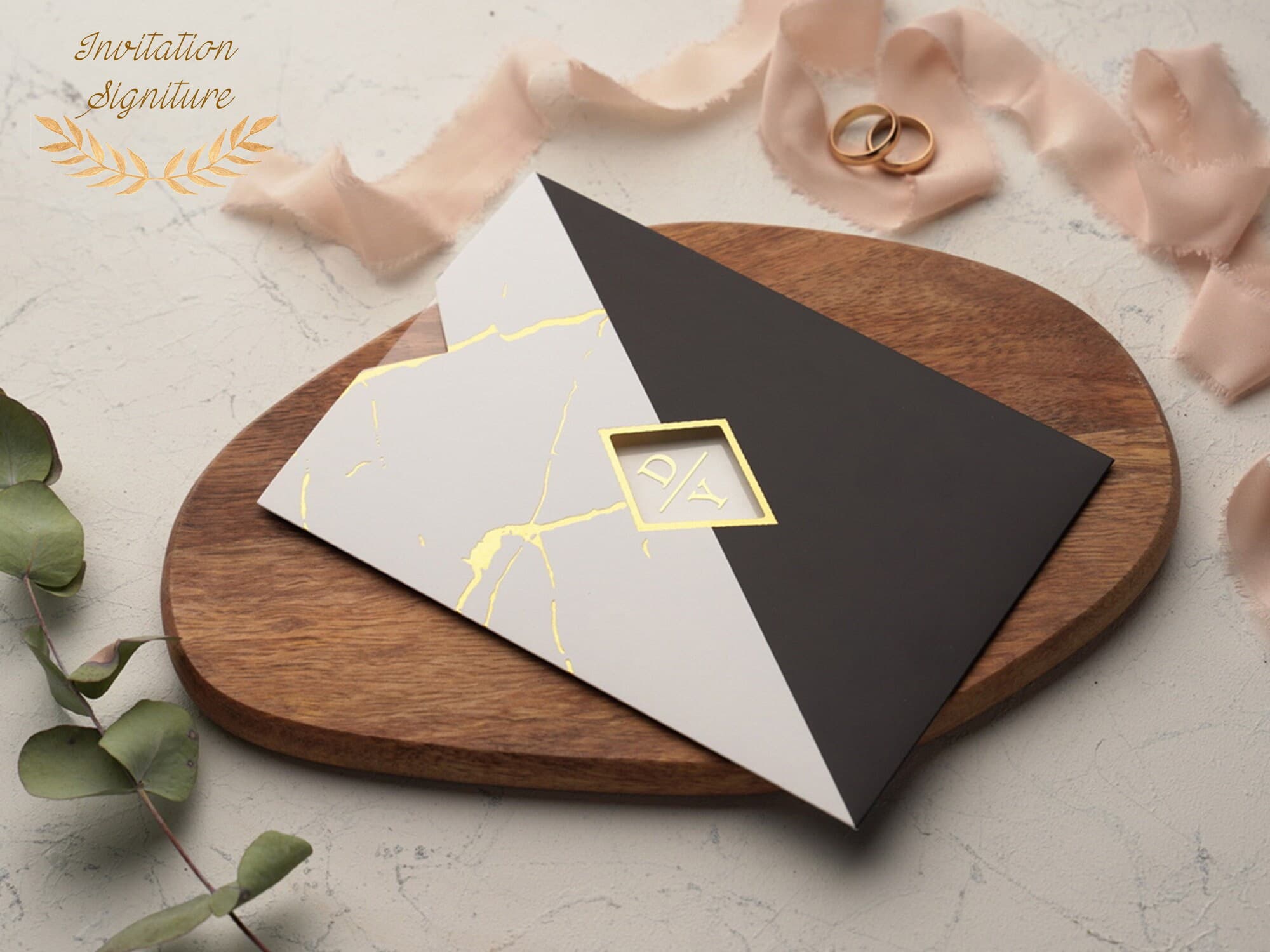 Wedding Invitation, Acrylic Invitations, Acrylic Wedding Invitations, Minimalist Design, Clear Acrylic Invitation, Wedding Invitation Set - image 5
