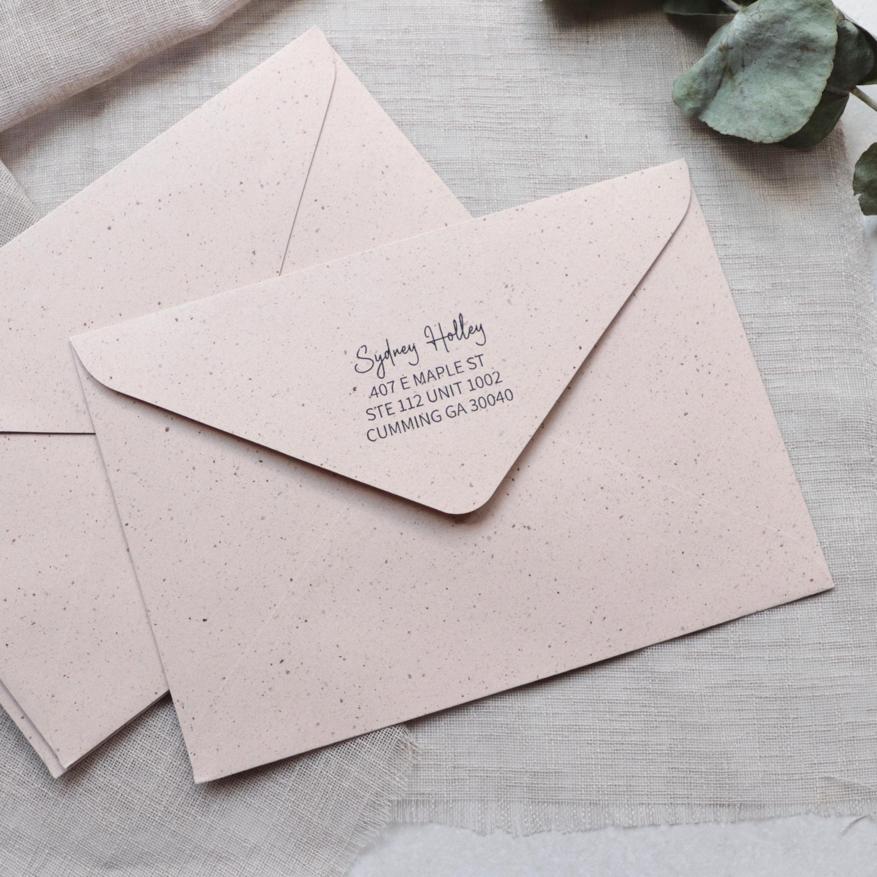 Modern Wedding Envelope Address Printing - Custom Address Printing for Wedding Invitations - Elegant Address Printing for Wedding Envelopes