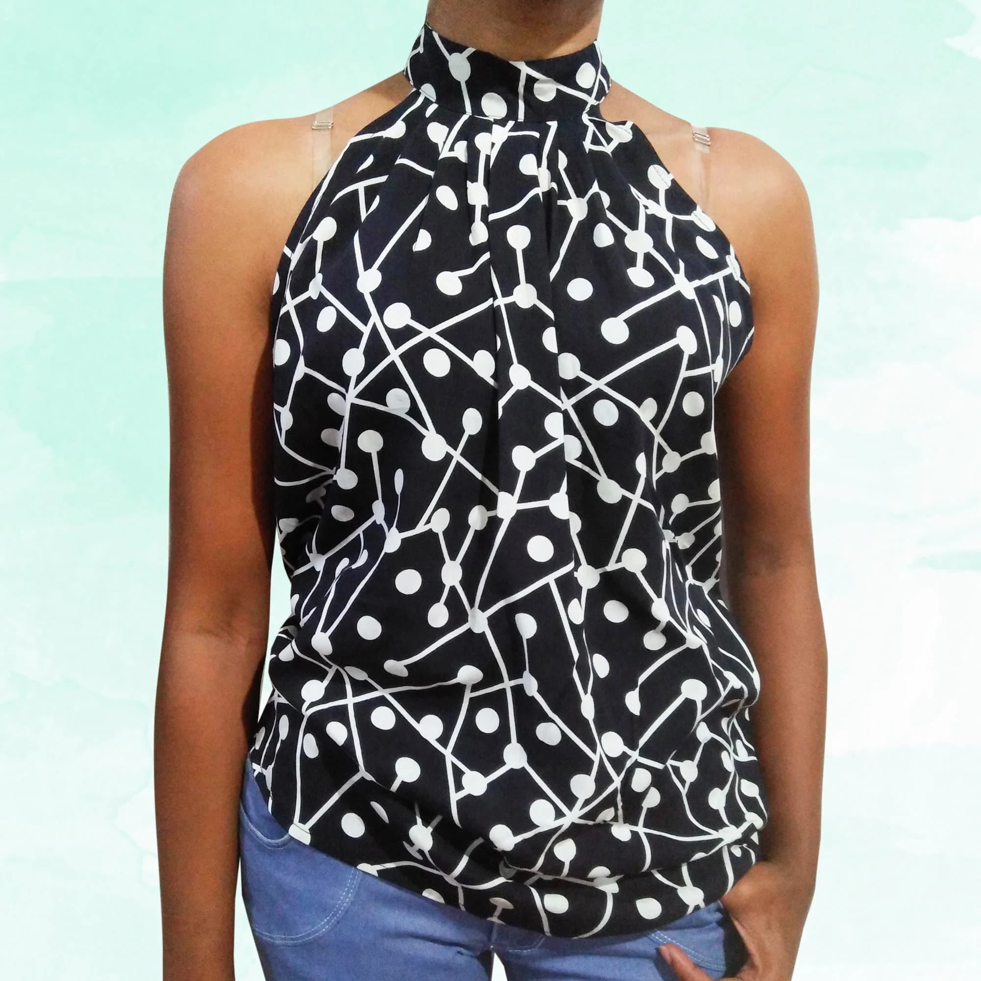 Women's Pleated Tank Top PDF Sewing Pattern | Summer Sundress DIY | Beginner Friendly - image 4