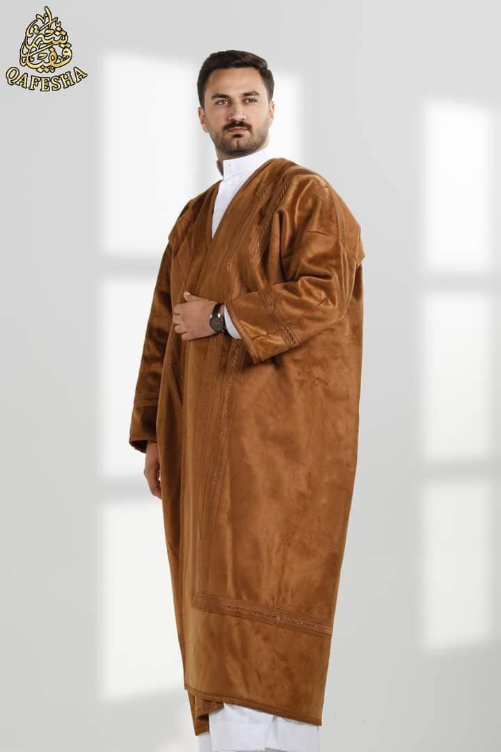 Farwa Bisht Fur Men Winter Coat Islamic Arabian High Quality Coat - image 3