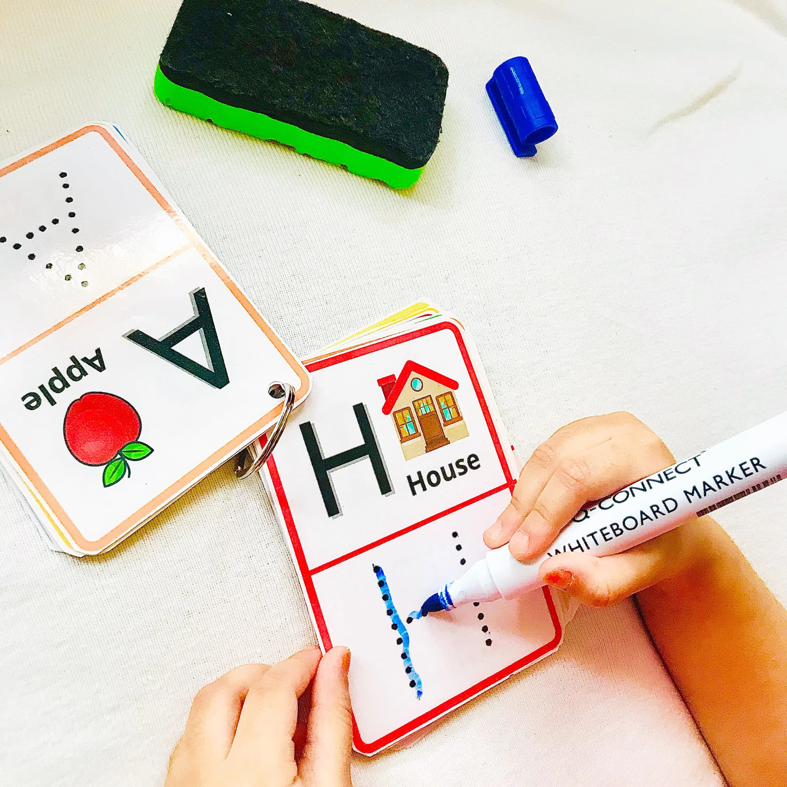 Alphabet Tracing Flash Cards: ABC Preschool Printable (PDF) - image 3