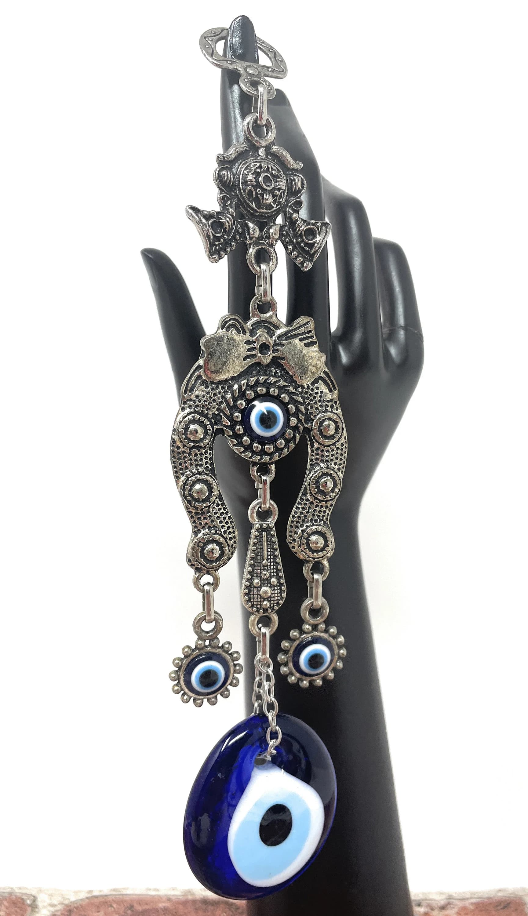 Evil Eye Wall Decor, Talisman Home Decoration, Evil Eye Home Protection Bead, Hanging Wall Decor Evil Eye, Islamic Wall Art , Evil Eye Gift - image 3