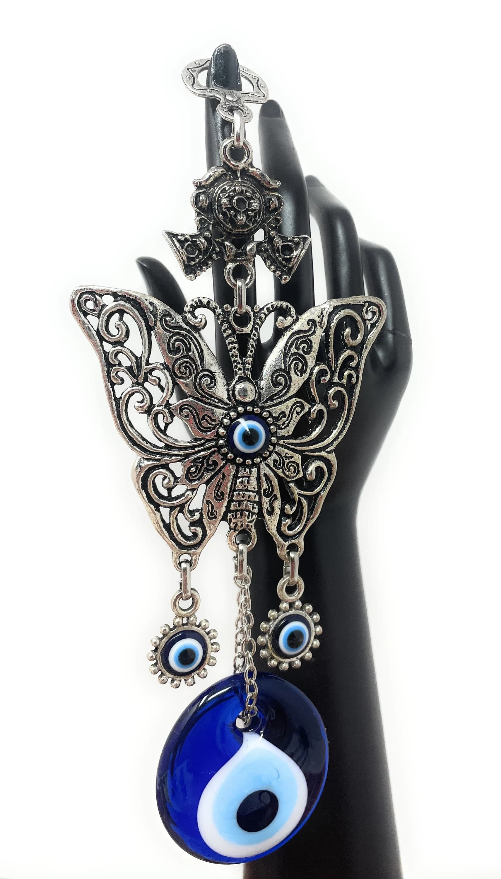 Evil Eye Wall Decor, Talisman Home Decoration, Evil Eye Home Protection Bead, Hanging Wall Decor Evil Eye, Islamic Wall Art , Evil Eye Gift - image 2