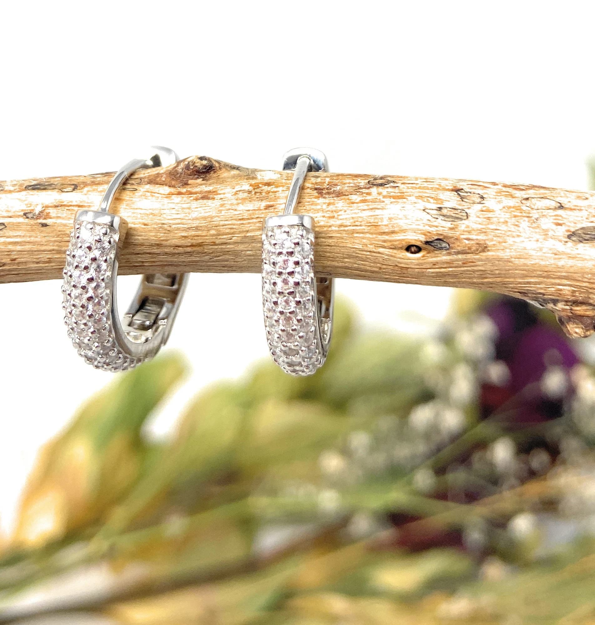 Sterling Silver Vermeil Hoop Earrings | 14K Gold Plated Huggie Hoop Earrings For Girls | Tiny Cuff Hoop | Italian Silver Stud Earrings - image 4