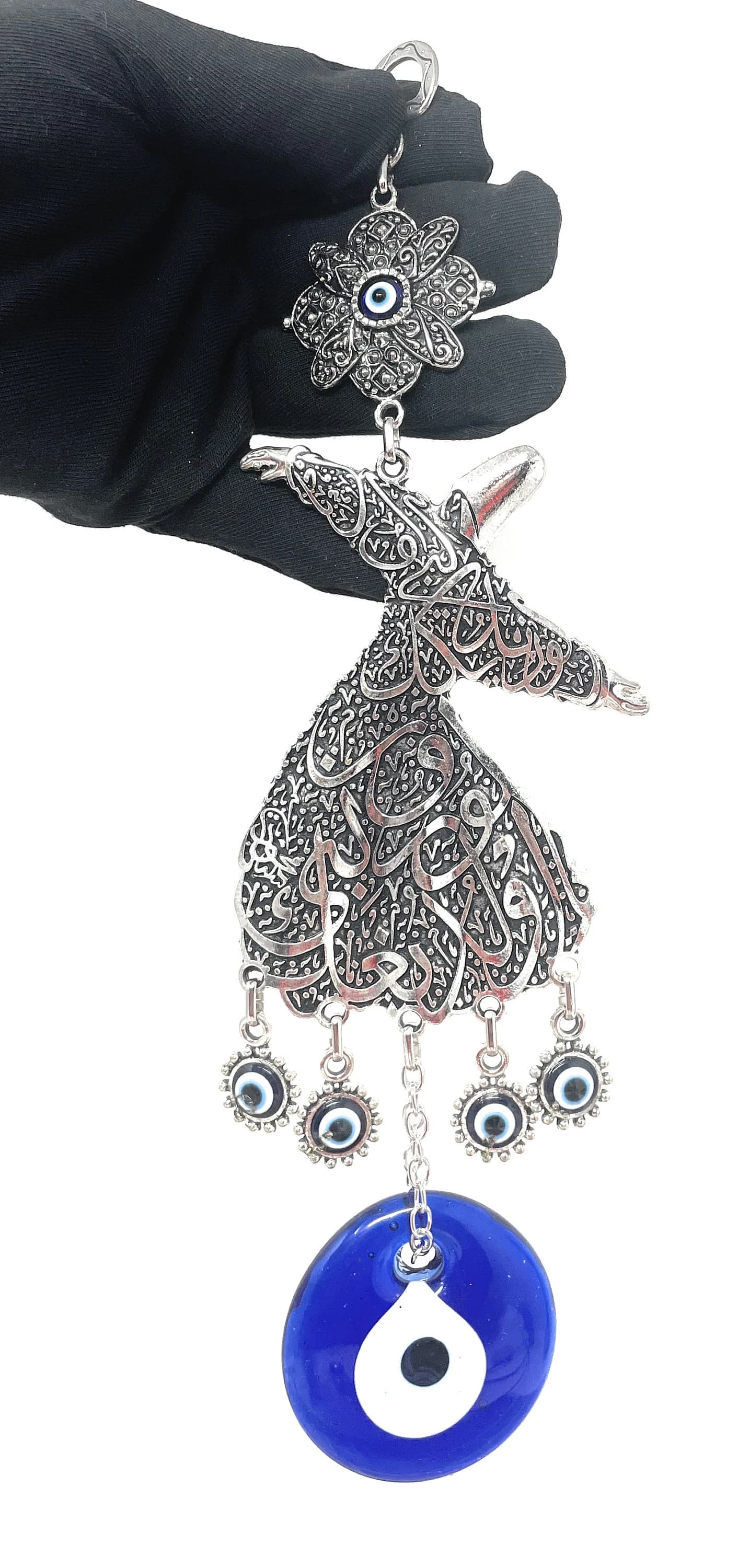 Evil Eye Wall Decor, Talisman Home Decoration, Evil Eye Home Protection Bead, Hanging Wall Decor Evil Eye, Islamic Wall Art , Evil Eye Gift - image 4