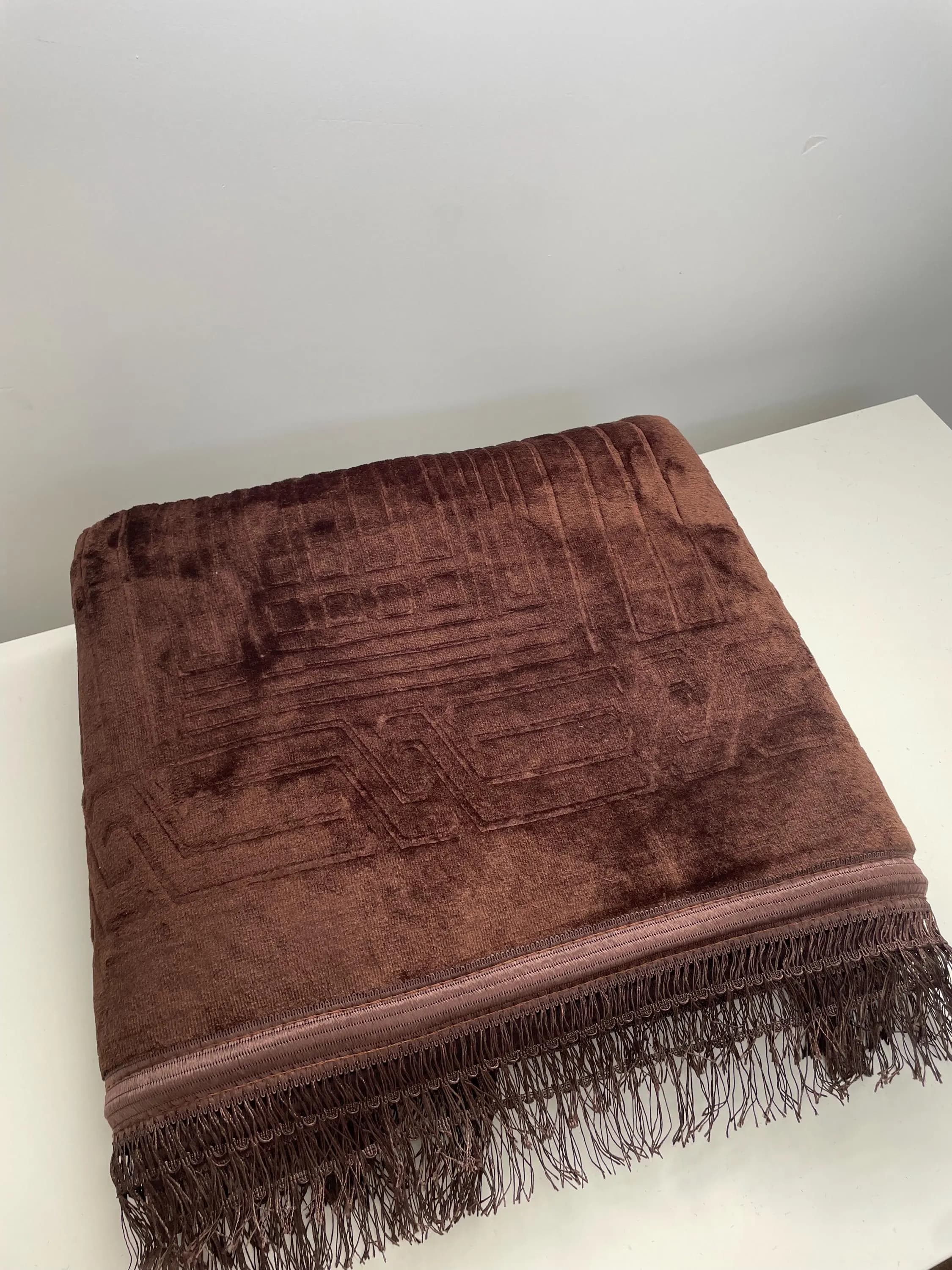 Tapis de Prière épais antidérapant et ultra-doux - Grande taille (80 x 120 cm) uni - image 3