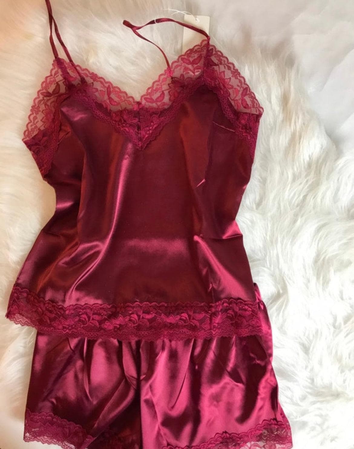 Ensemble Bustier & Short Satin Dentelle Personnalisé – Pyjama Mariée, EVJF, Cadeau Femme Élégant - image 3