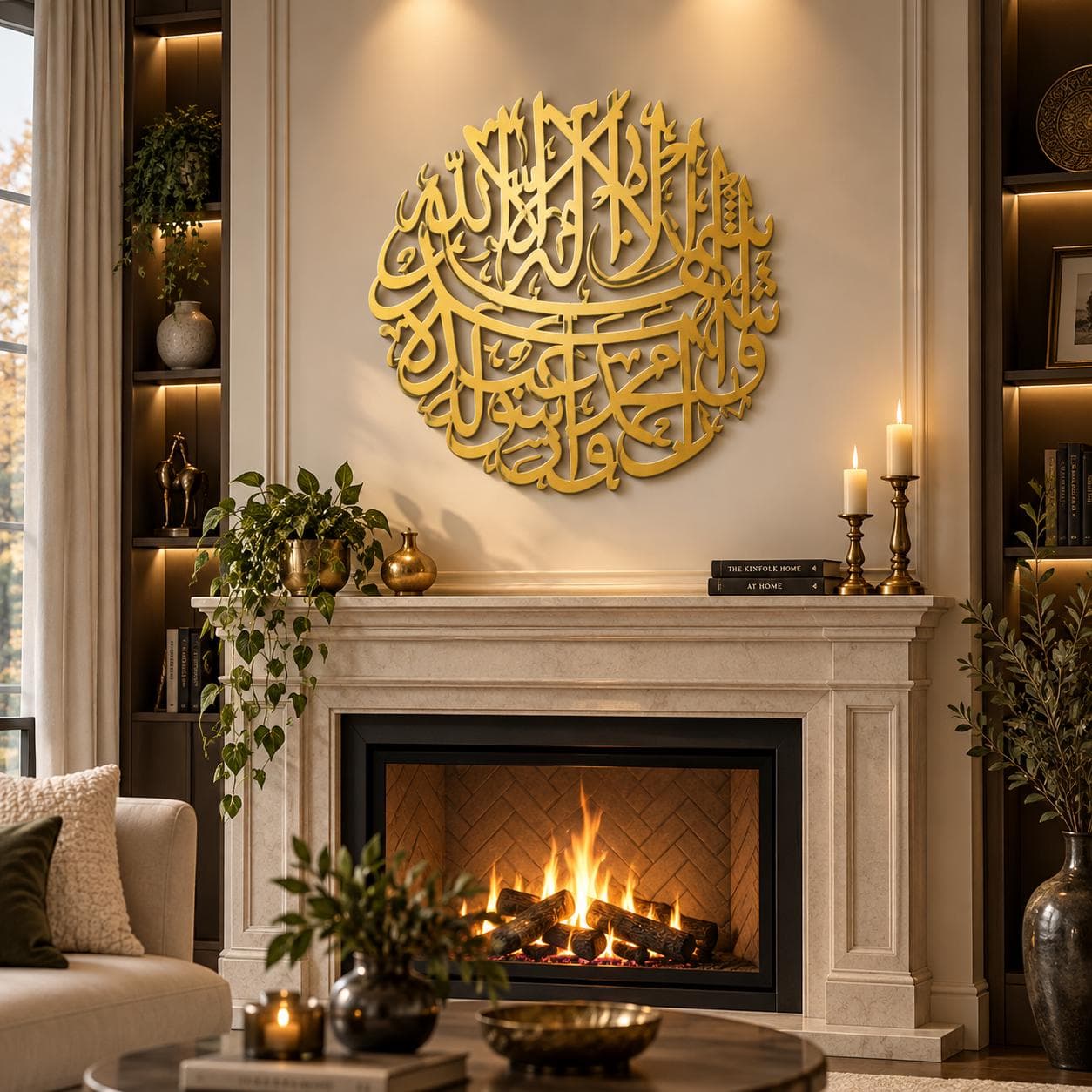 Shahada Islamic Wall Art, Kalima Metal Wall Decor, Muslim Home Decor, Islamic Calligraphy, Allah Muhammad Gift, Ramadan Decor Gift, 12-48 in - image 5
