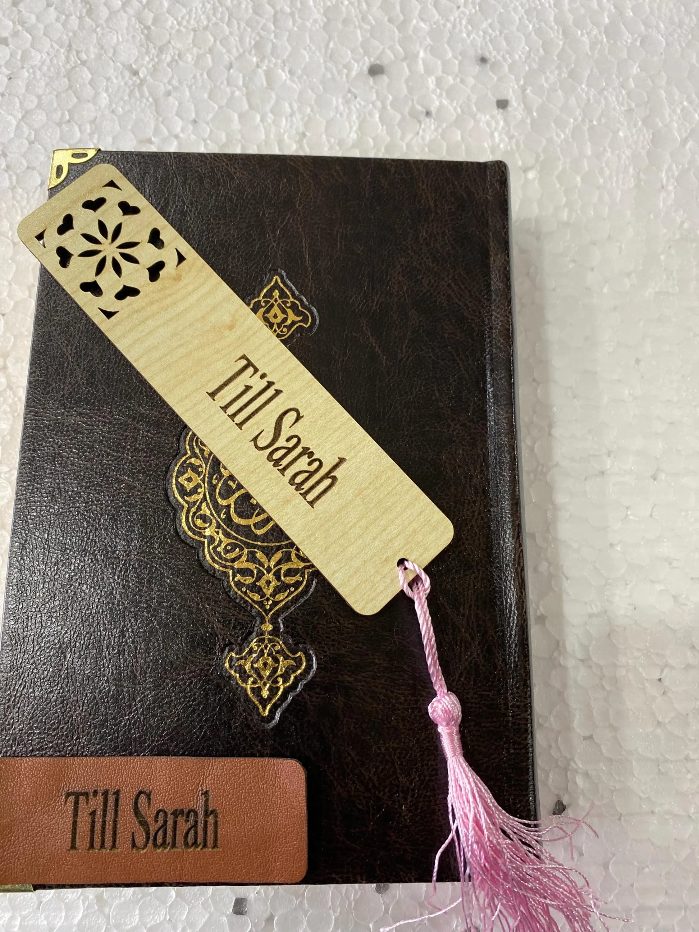 Custom Arabic Quran: Luxury Gilded Leather Hardcover, Islamic Gift - image 2