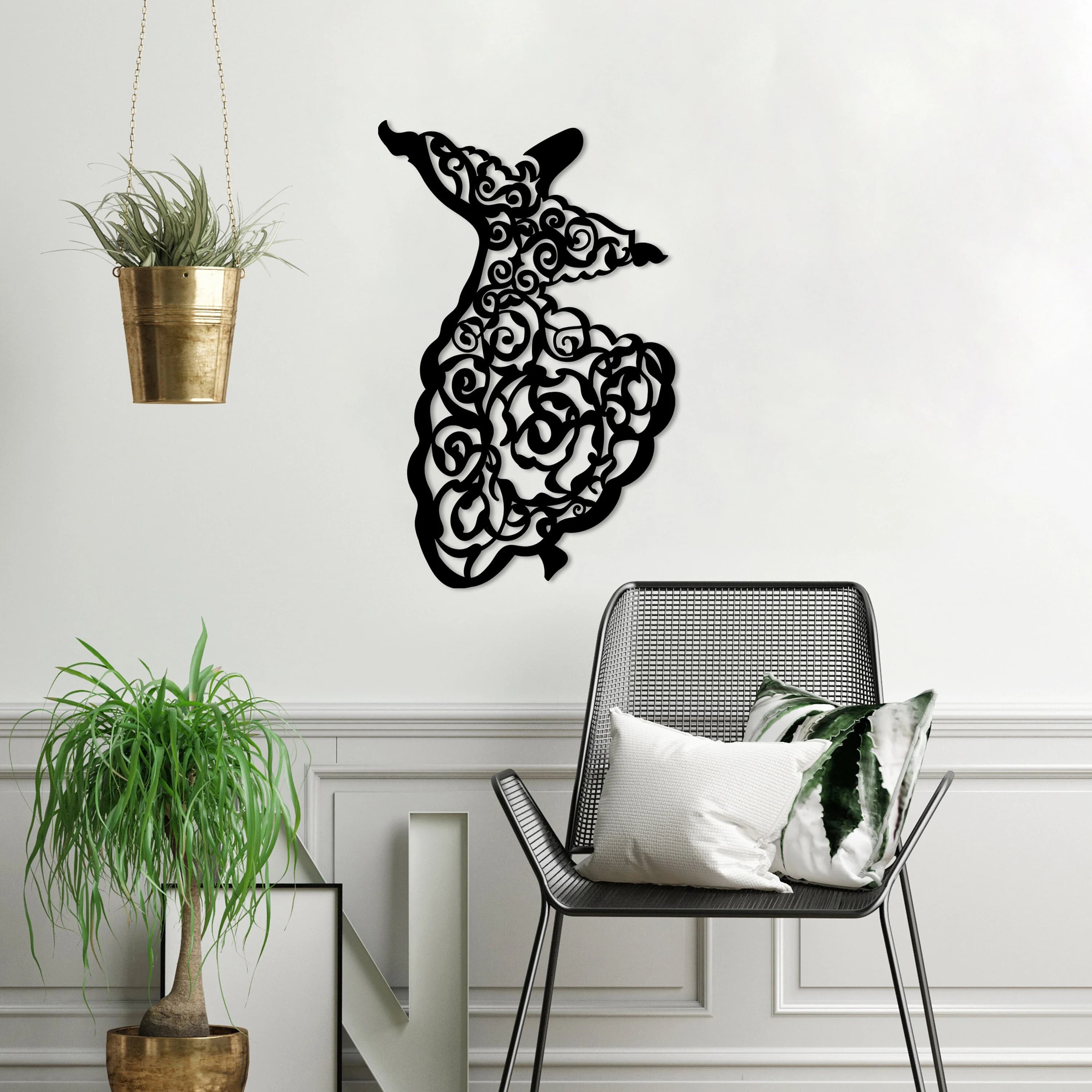 Whirling Dervish Metal Wall Art: Islamic Home Decor, Sufism Gift - image 3