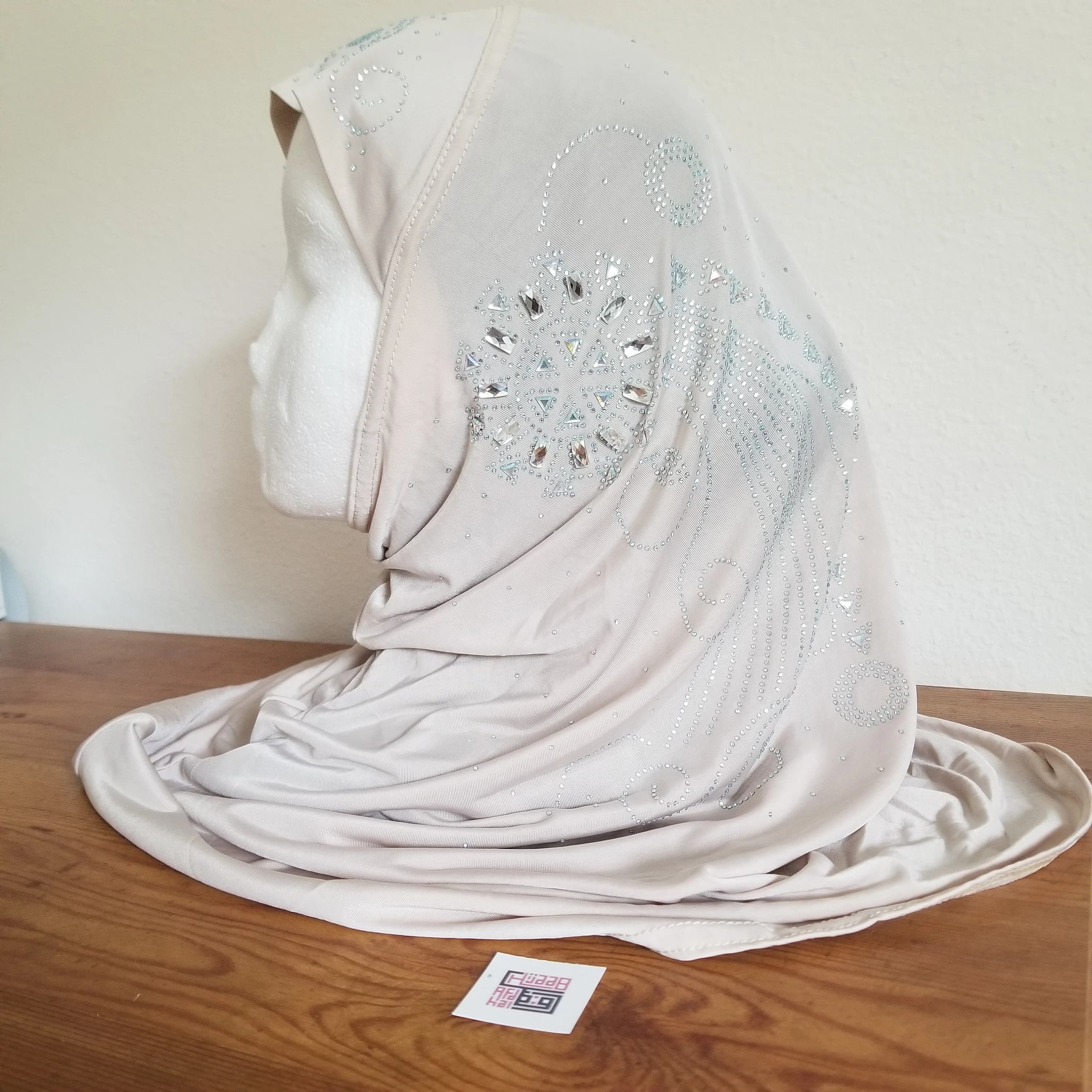 Womens hijab, ladies embellished 1 piece amira - image 3