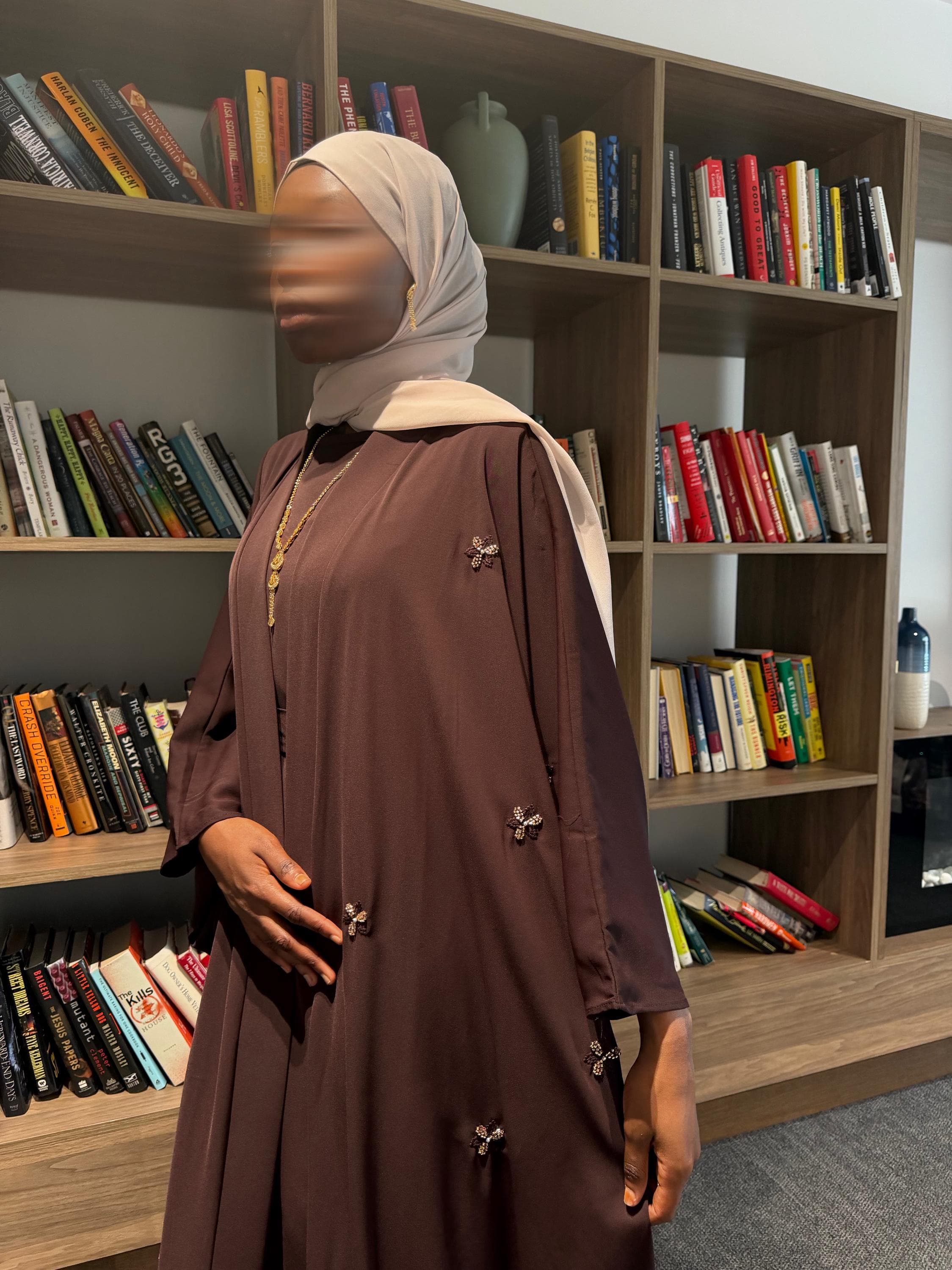 Batwing Abaya Set 3 Piece with Matching Belt - image 5