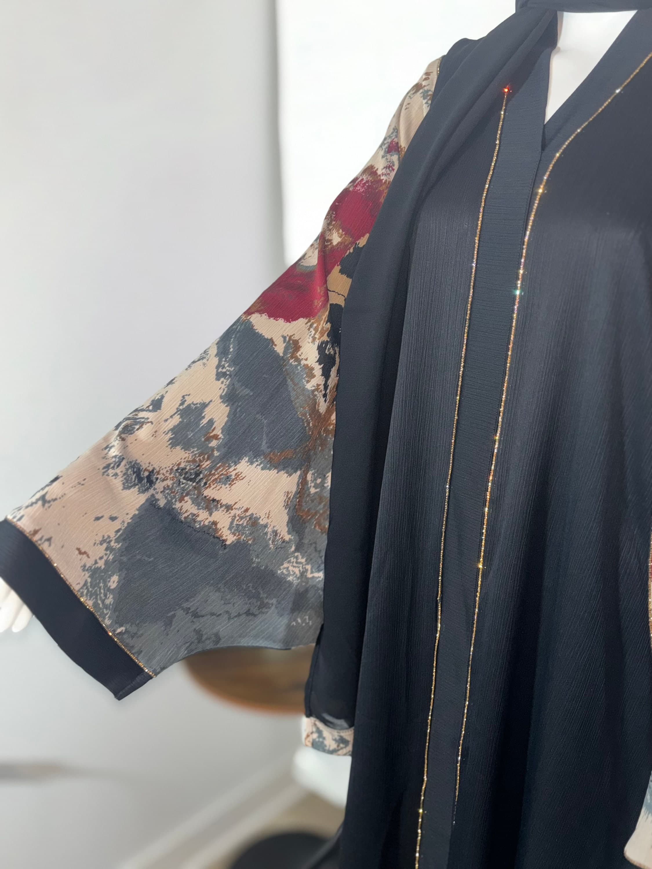 Plus Size Butterfly Abaya for Women - image 3
