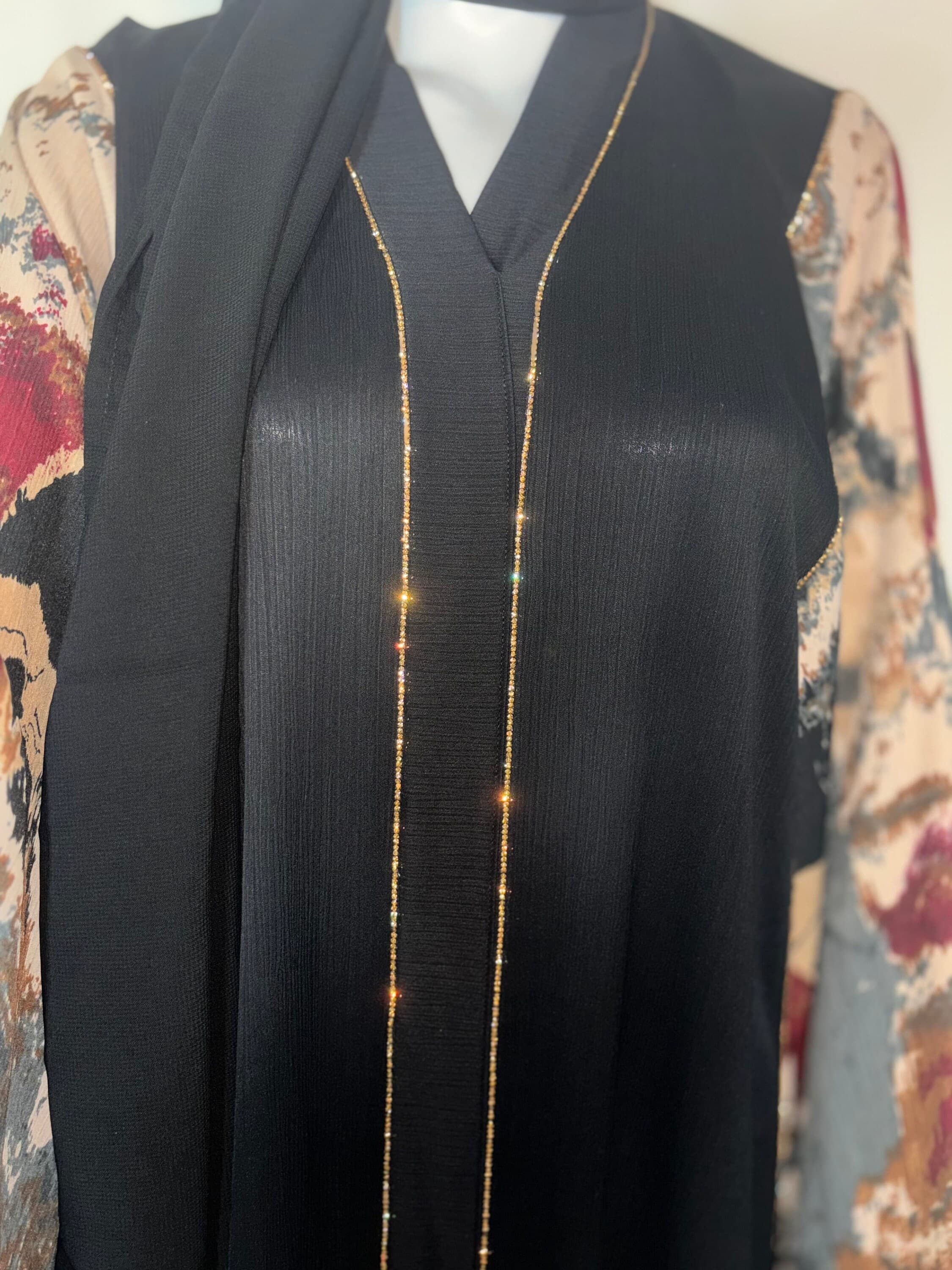 Plus Size Butterfly Abaya for Women - image 5