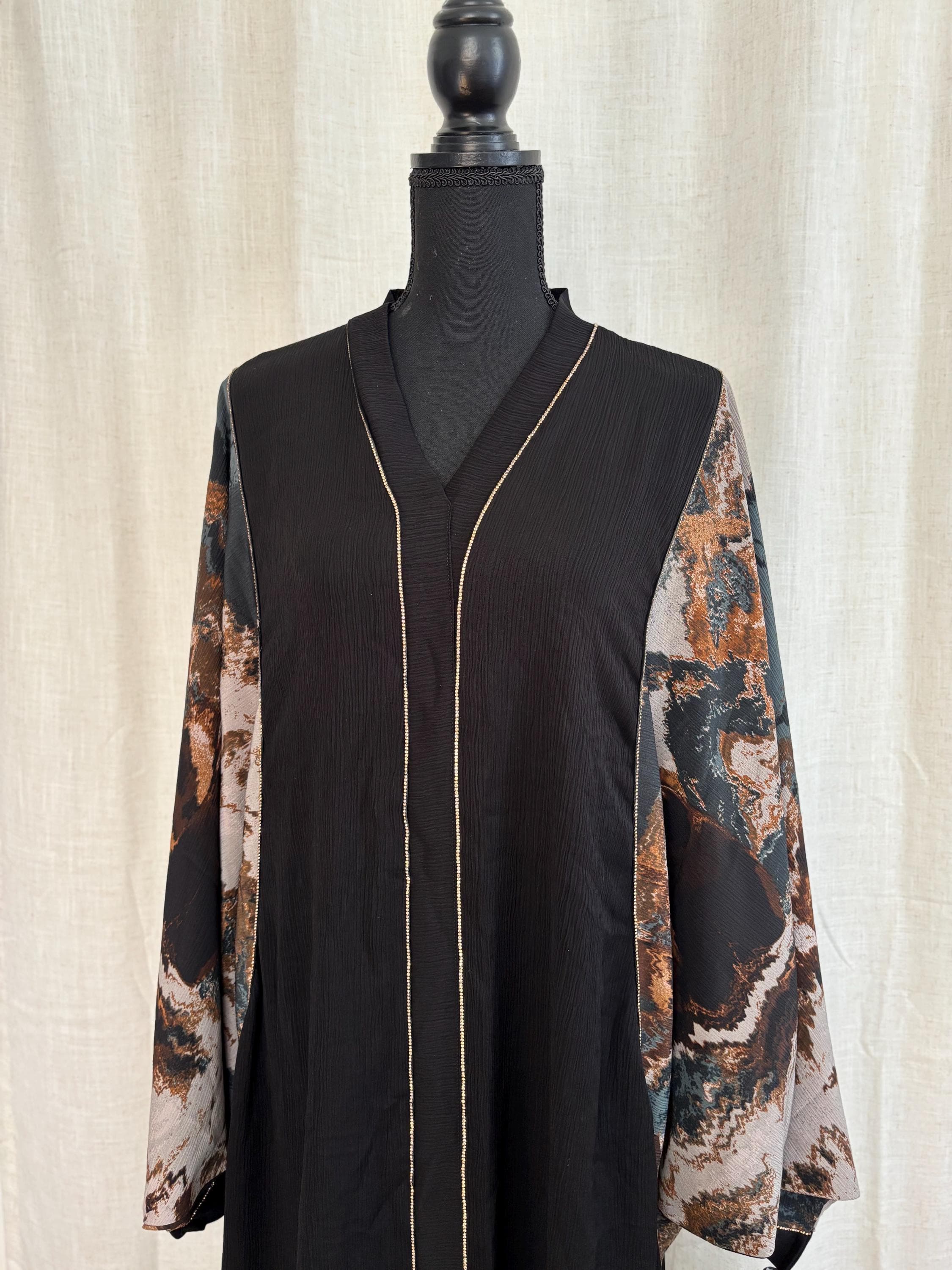 Plus Size Butterfly Abaya for Women