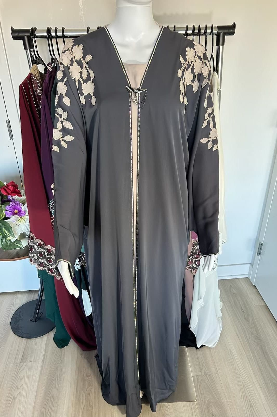 Abaya for women with matching hijab,Modest clothing,Ramadan outfit - image 4
