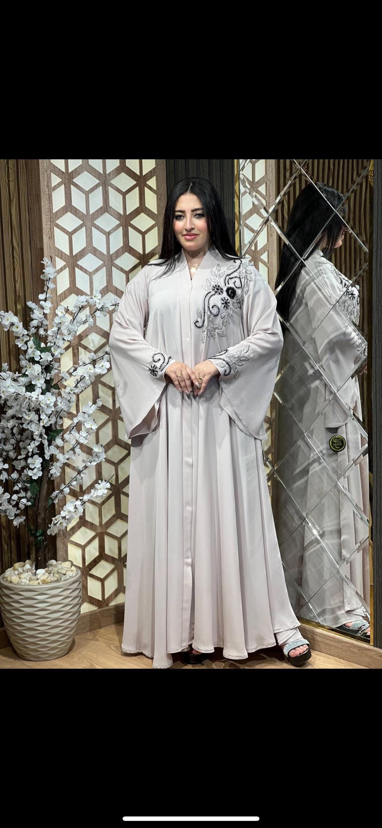 Luxury Silk Umbrella Abaya: Dubai style, modest wear