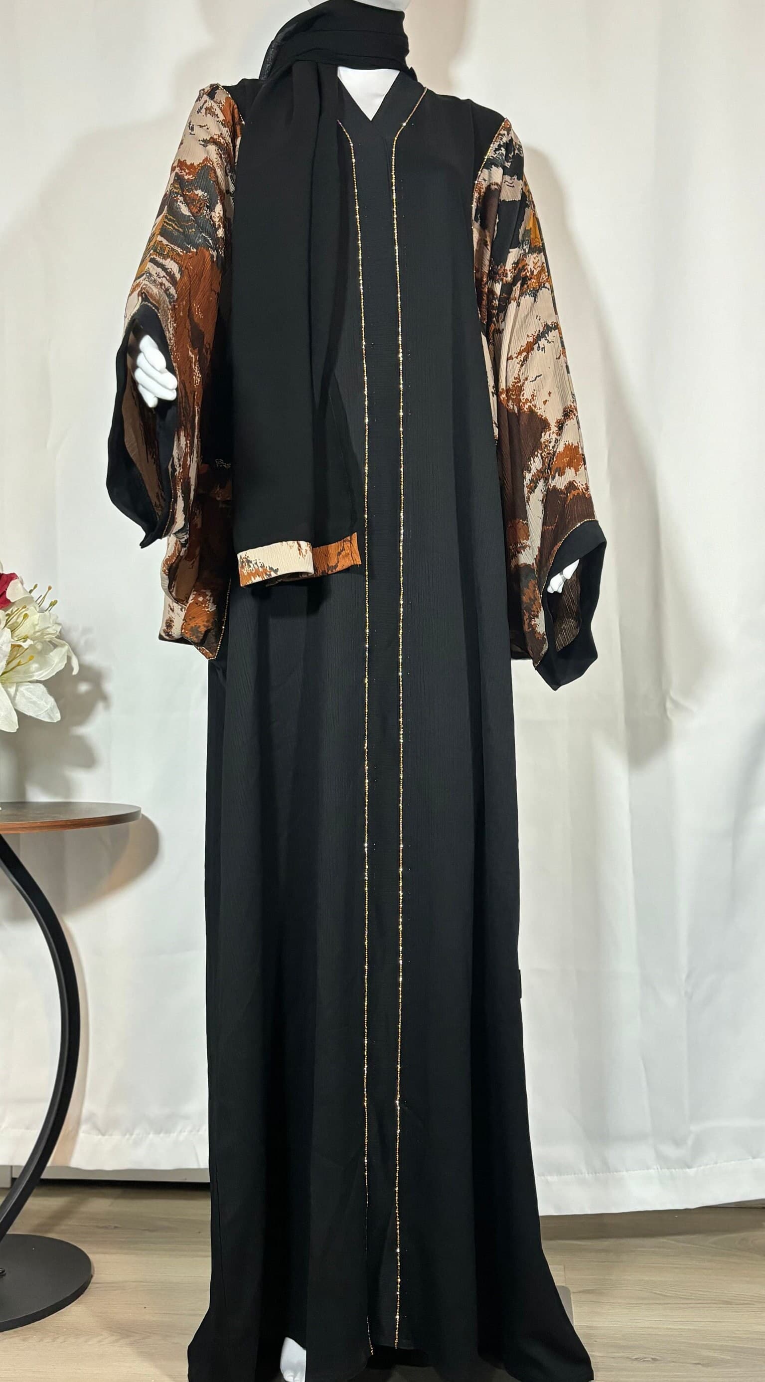 Plus Size Butterfly Abaya for Women - image 4