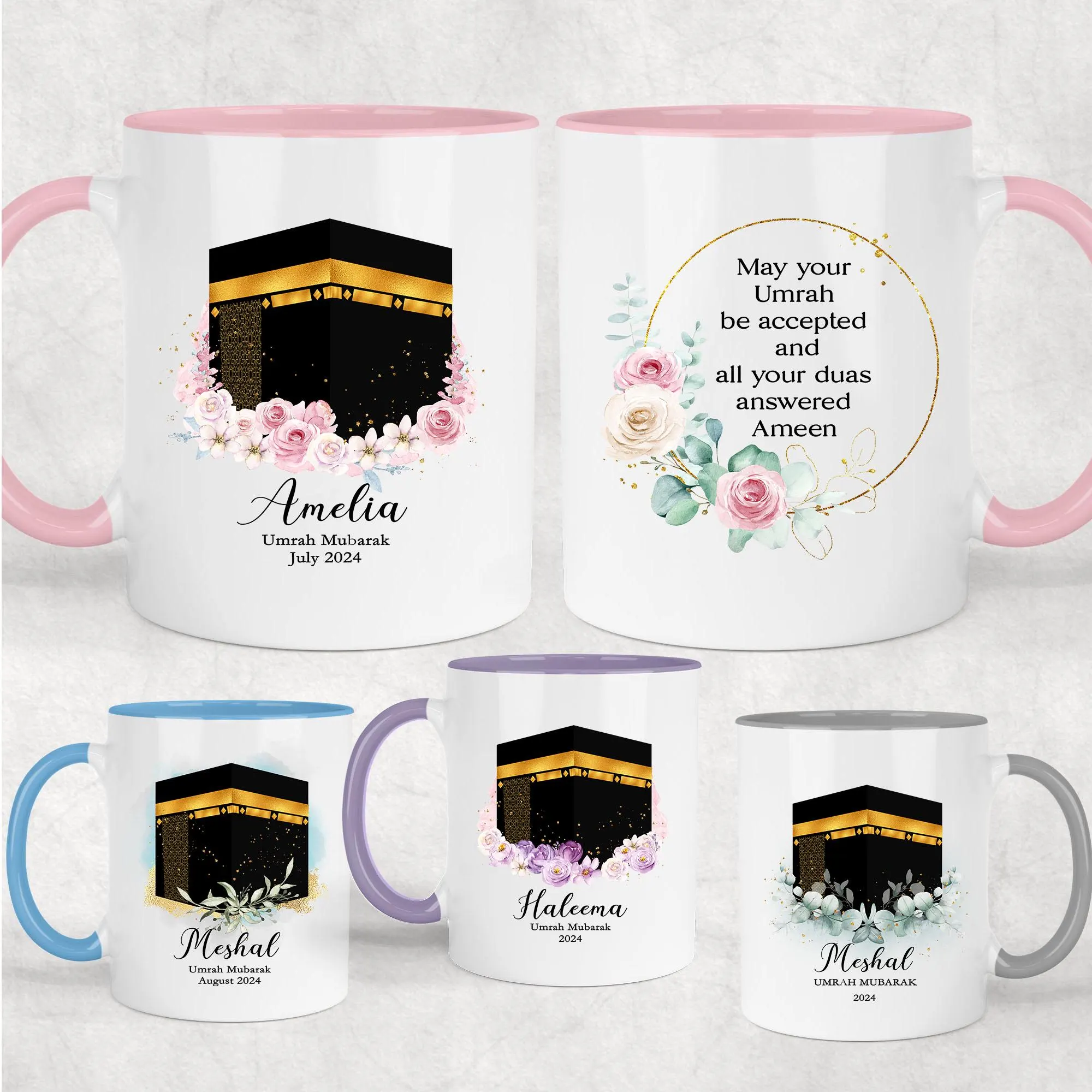 Umrah mug, Personalised Umrah Mubarak Mug, Umrah Mubarak Mug Gifts, Hajj mug, Hajj gifts