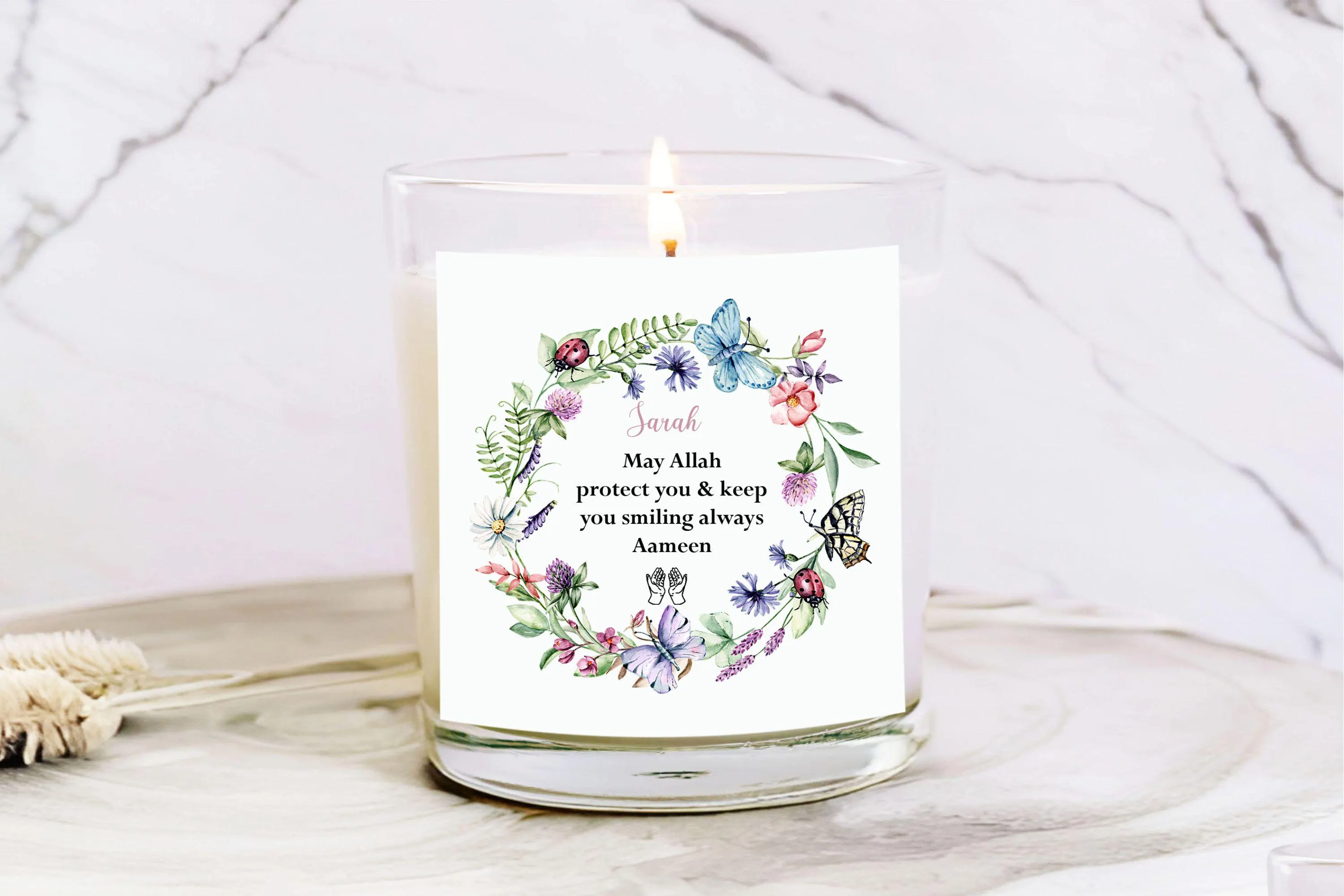 Personalised Dua Candle, Eid Candle, Eid Gifts, Islamic Gifts - image 4