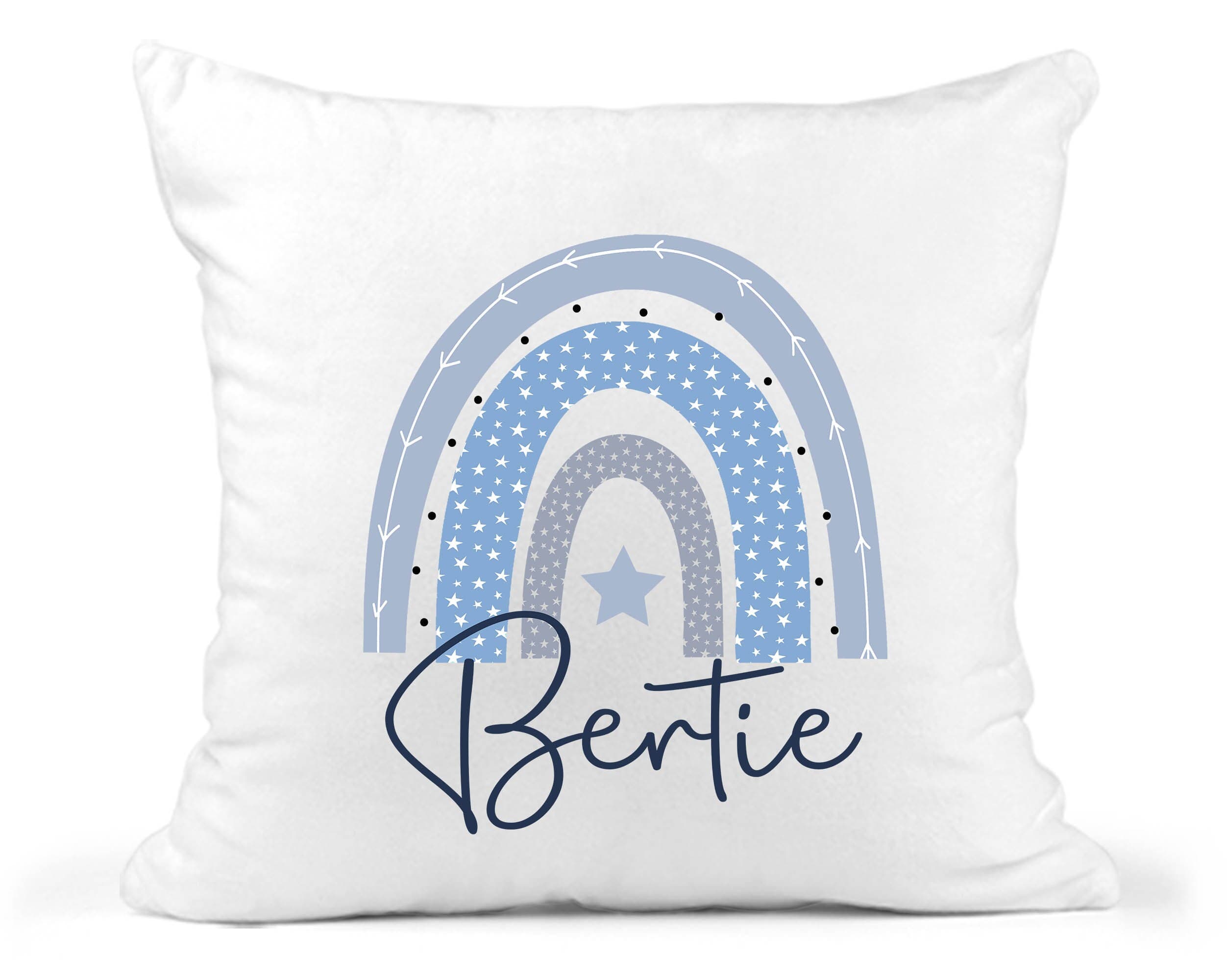 Personalised Rainbow Cushion, Girls Bedroom Decor - image 5