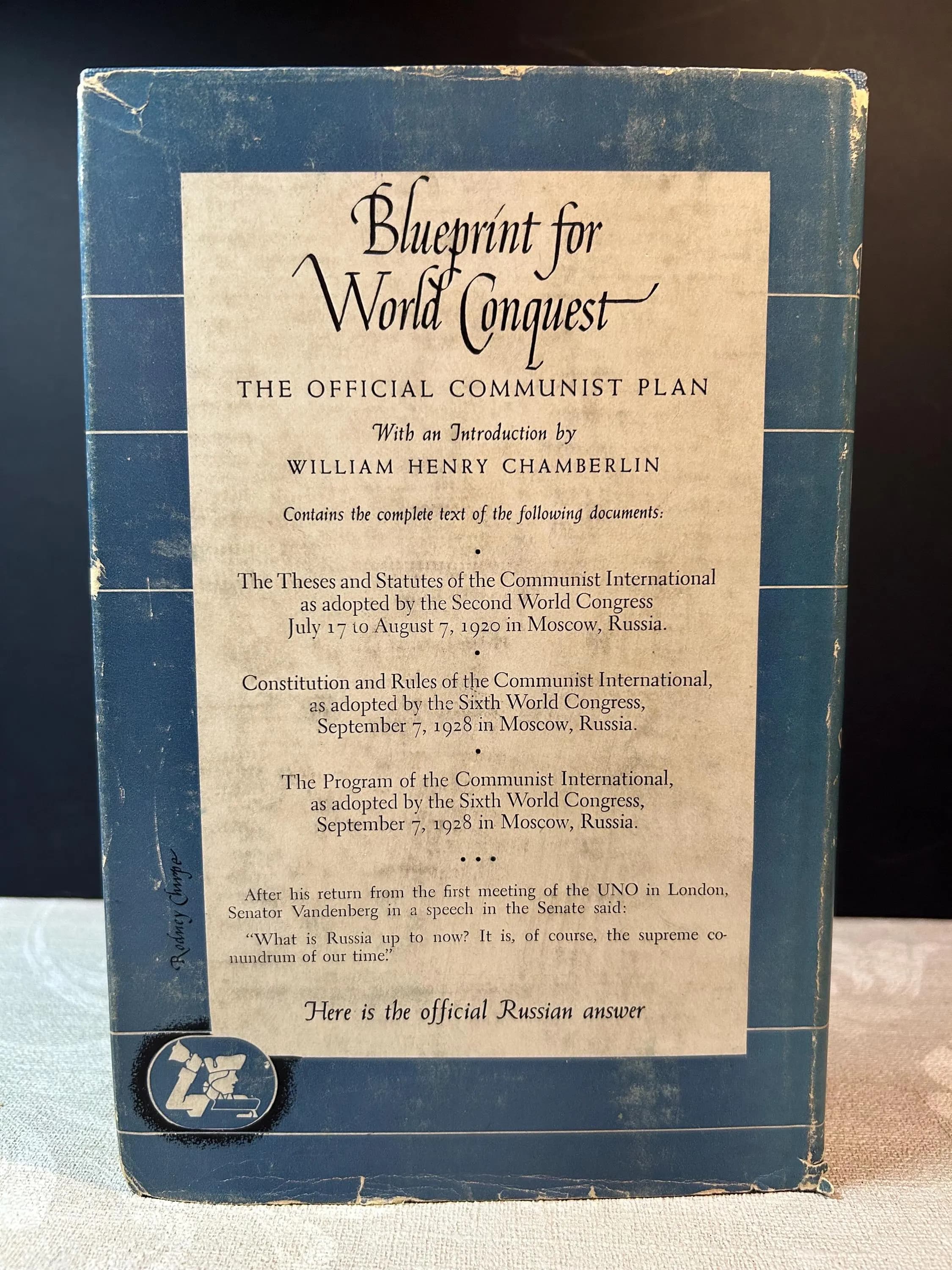 1946 Blueprint For World Conquest The Official Communist Plan by William Henry Chamberlin - image 4