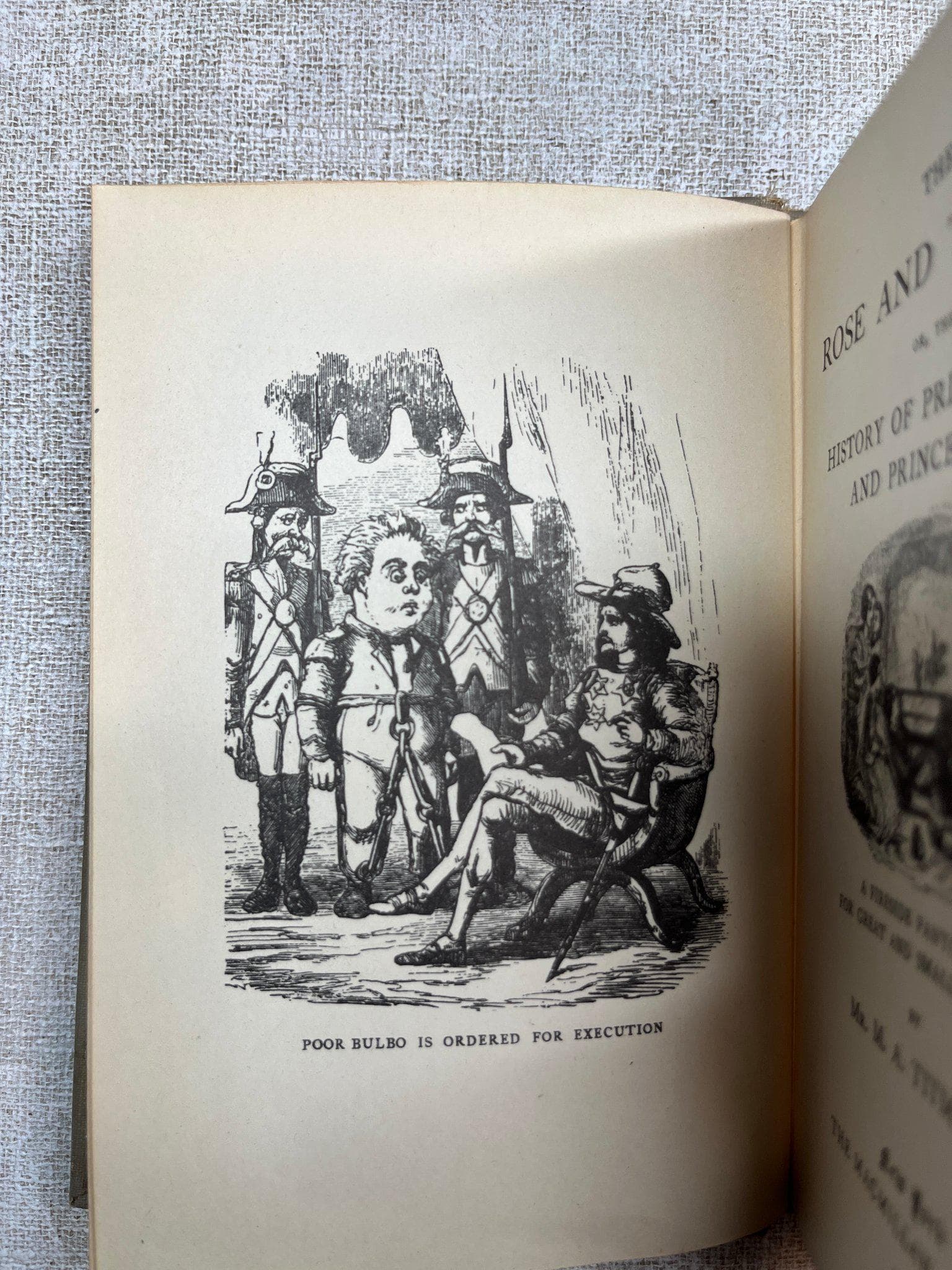 Title page of The Rose and the Ring