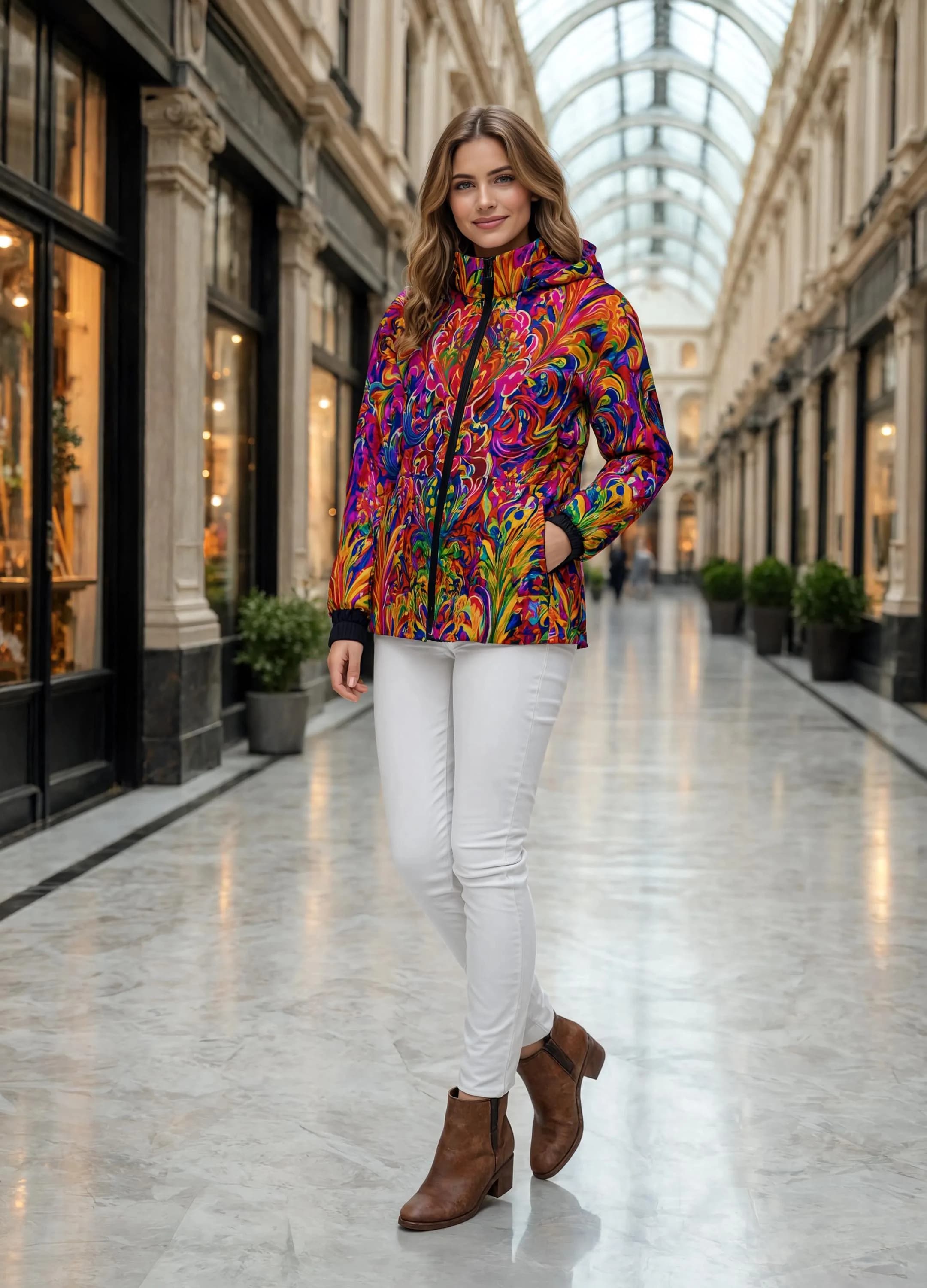 Winter Quilted Long-Sleeve Hooded Outerwear - image 3