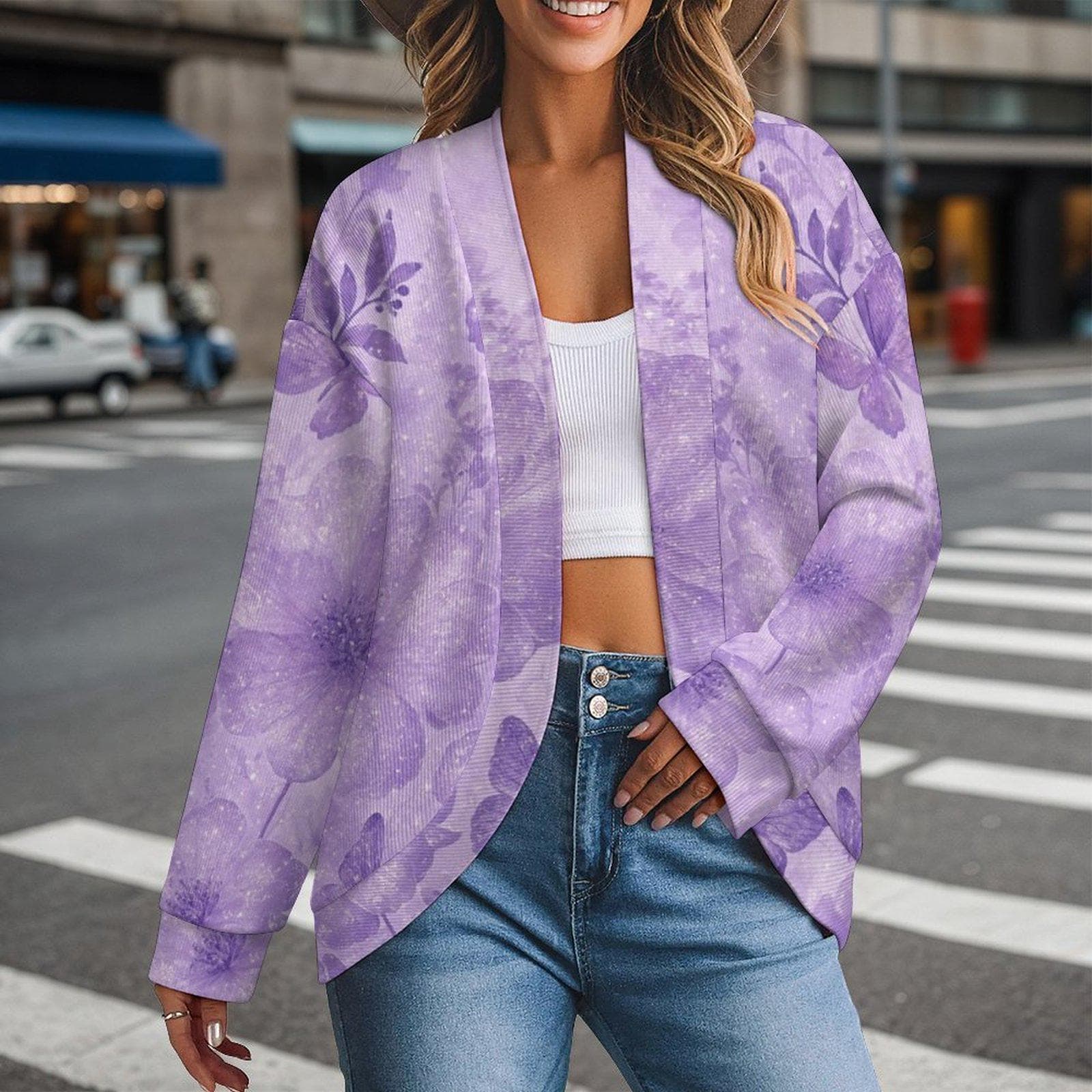 Women's Drop Shoulder Cardigan - image 3