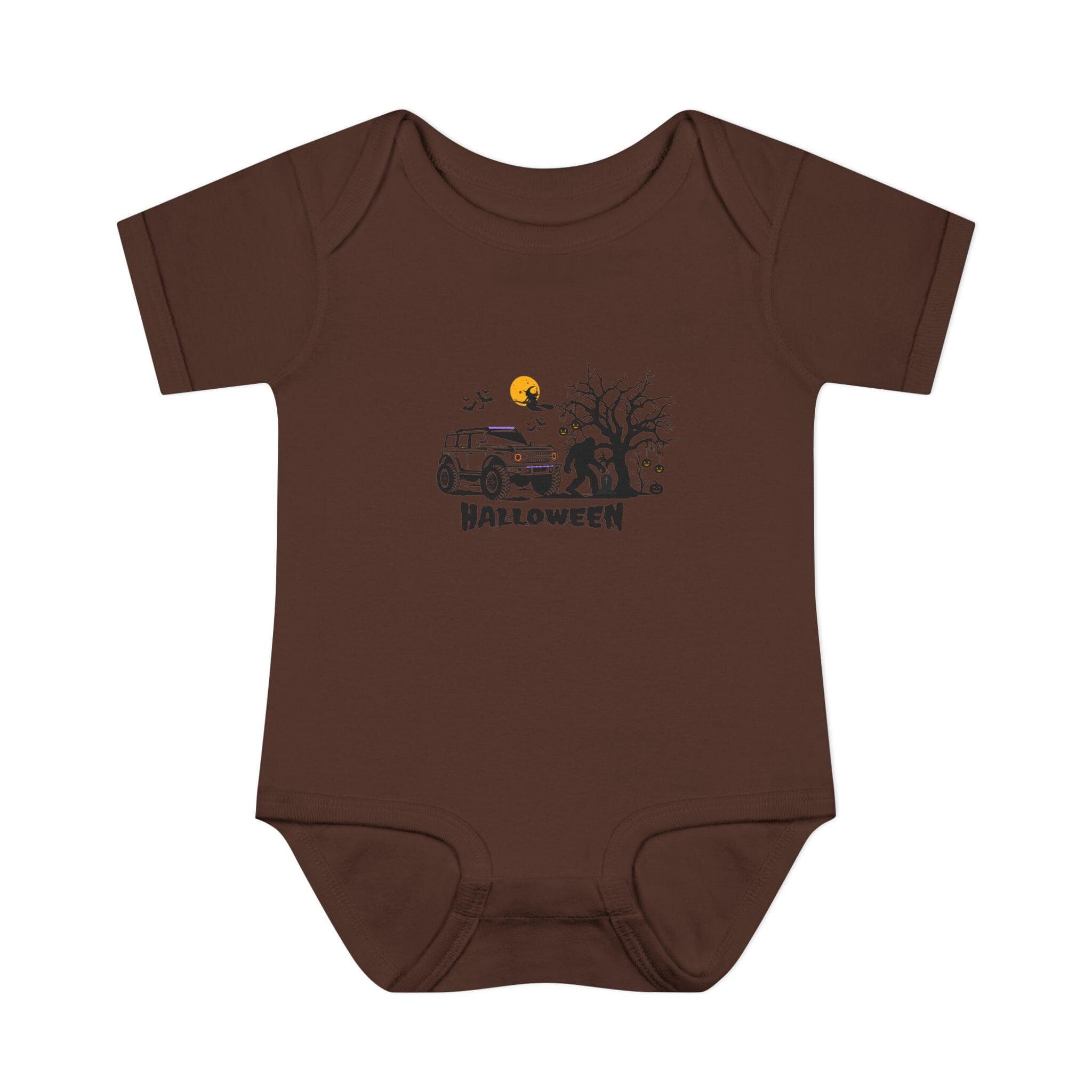 Spooky 4x4 Off Roader Halloween Infant Bodysuit | Baby Halloween one piece suit - image 5