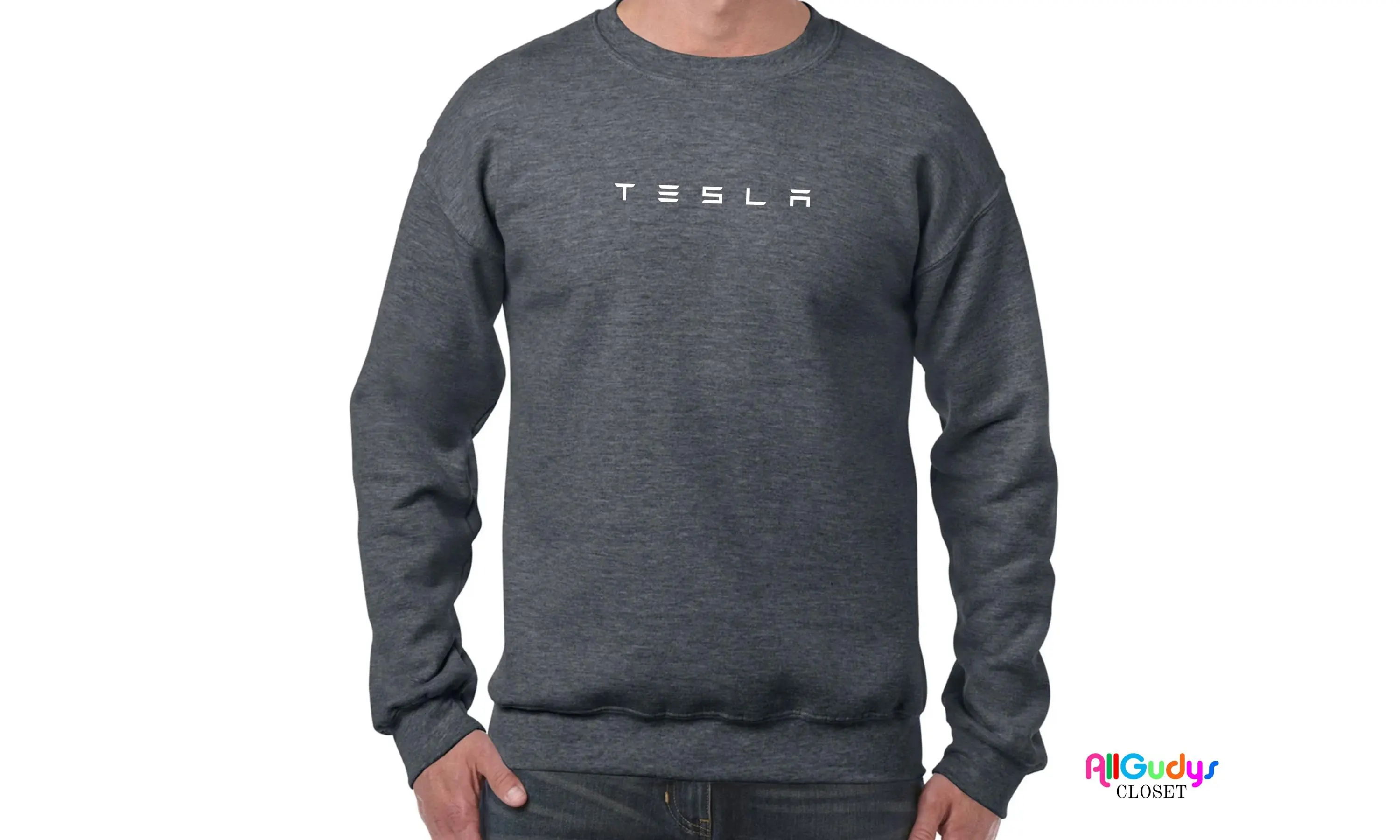 TESLA fan sweatshirt with Tesla Logo and Tesla Script for Model 3, Model X, Model S, Model Y, and Cybertruck Robotaxi Cybercab - image 2
