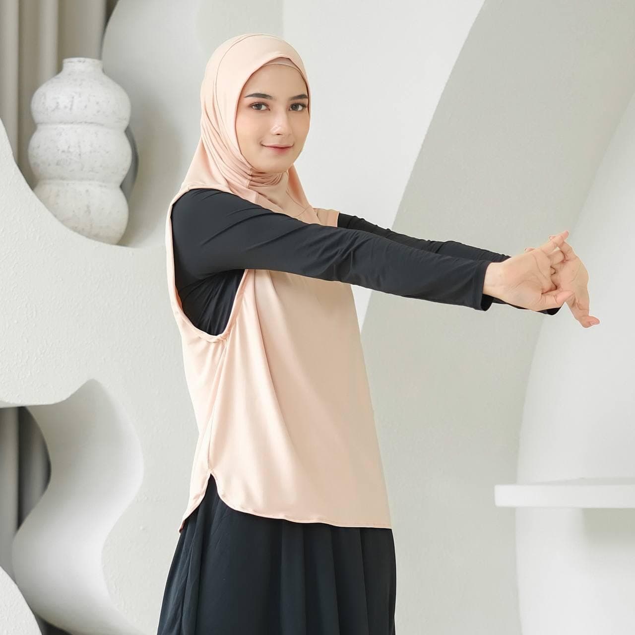 ADIRA Active Hijab Outer, Modest Sport Hijab Vest Cover Up, Muslim Women Sportswear Muslimah Activewear Islamic Clothes Gym Workout Exercise - image 5