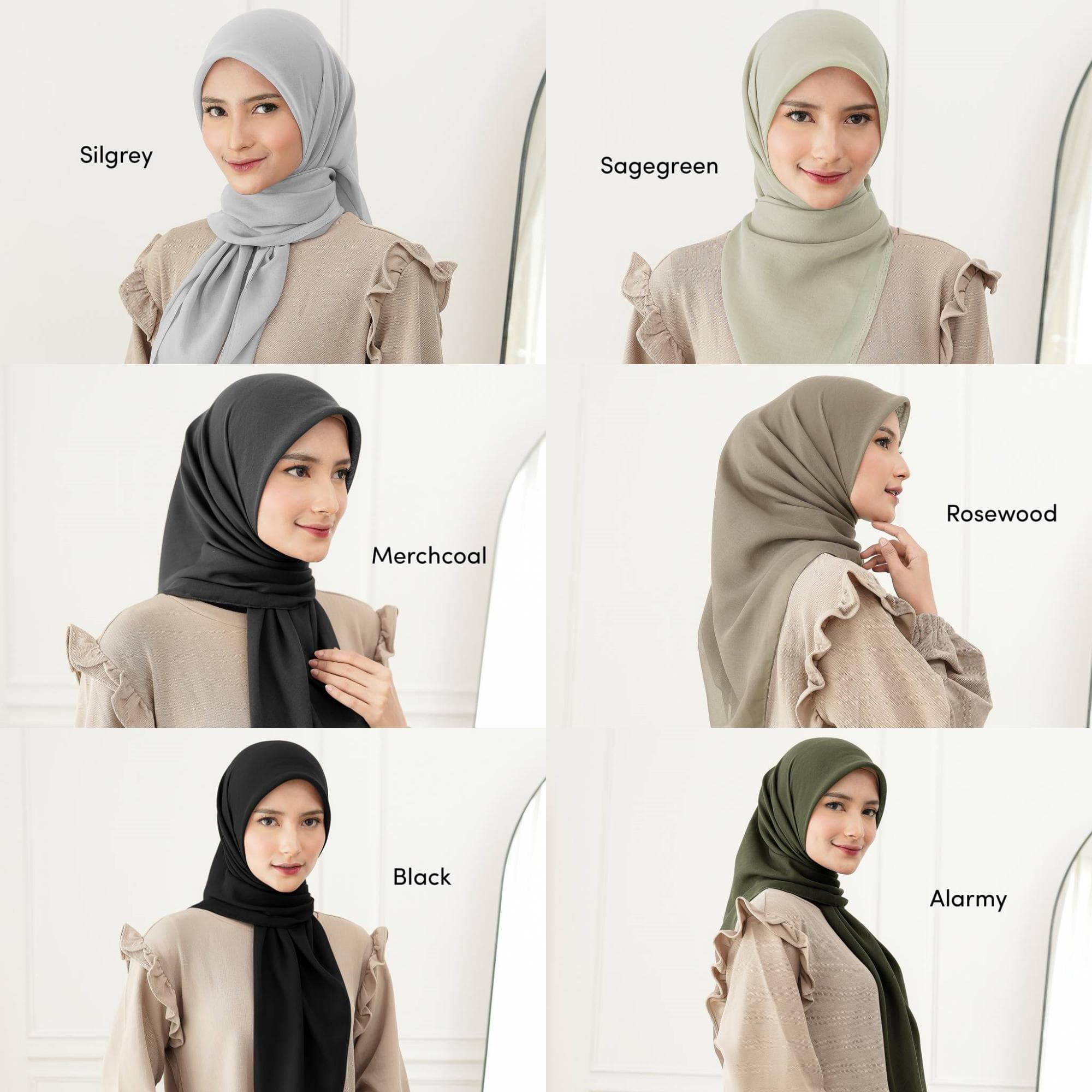 SAHLA Scarf, 36 Colors Classic Paris Square Hijab Headscarf, Lightweight Shawls Scarves Wraps, Head Covers - image 5